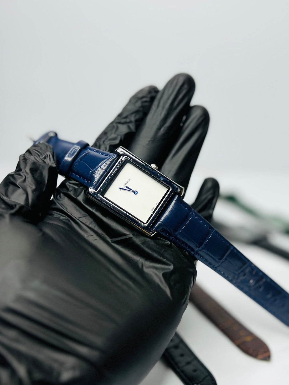 Cartier Tank Blue Lacquered Dial