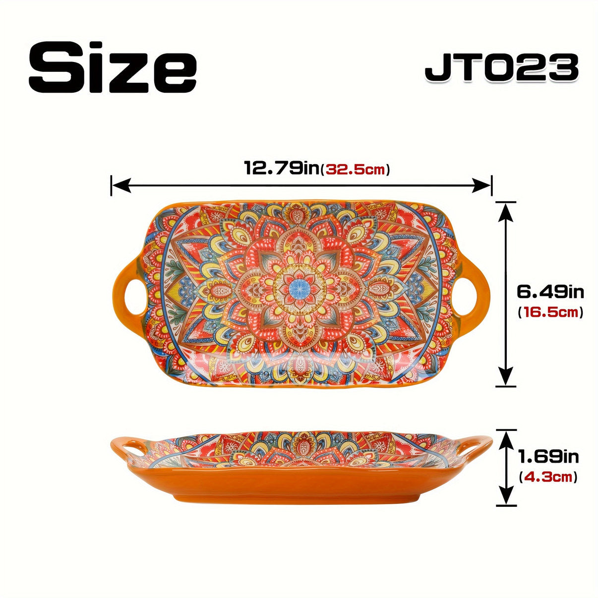Turkish Style Dish ( Porcelain)