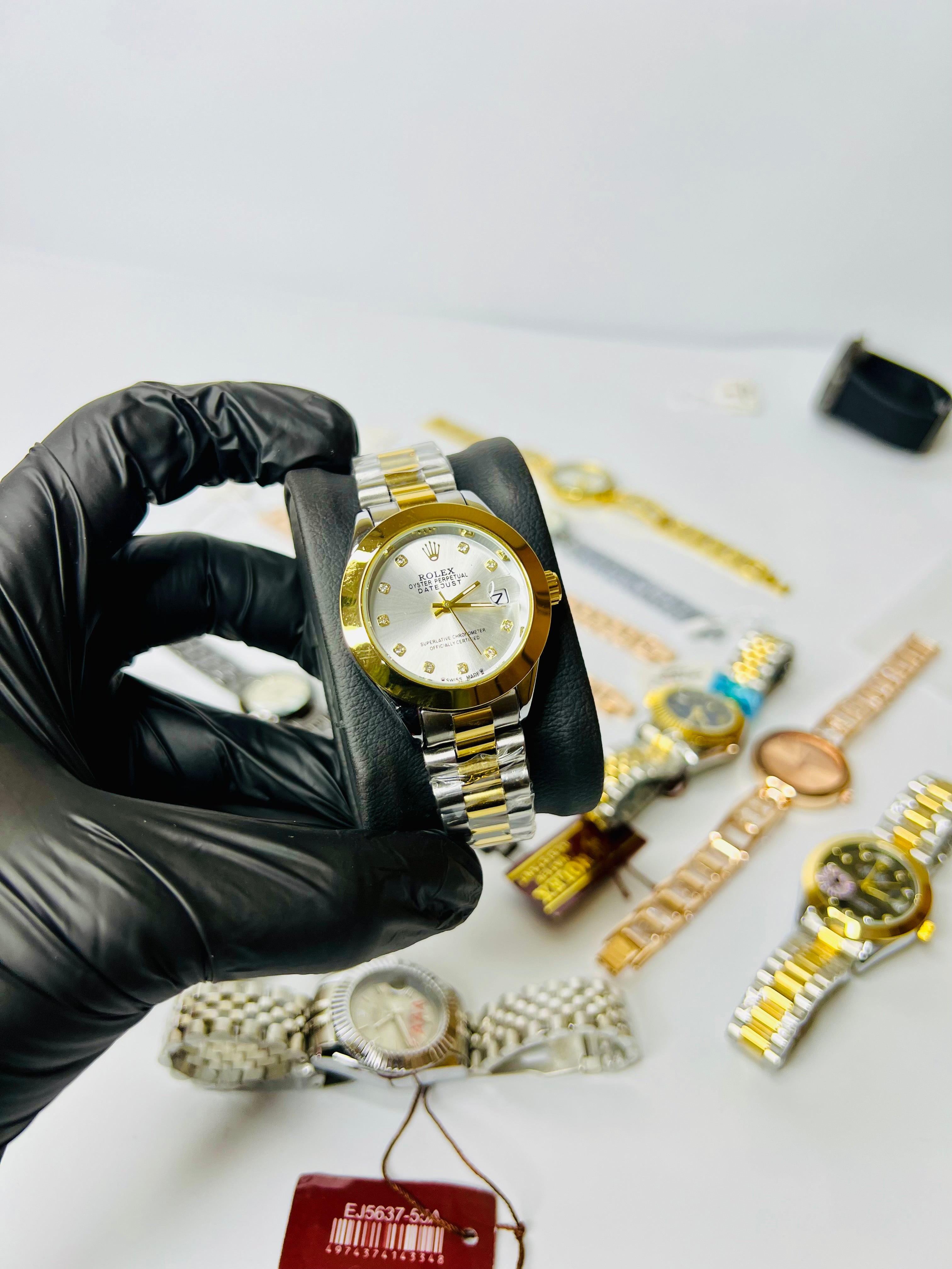 Rolex Two Tone With White Dial