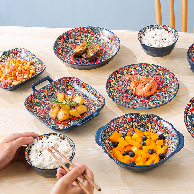 Marakish Dinner Set 6 Persons (Blue)