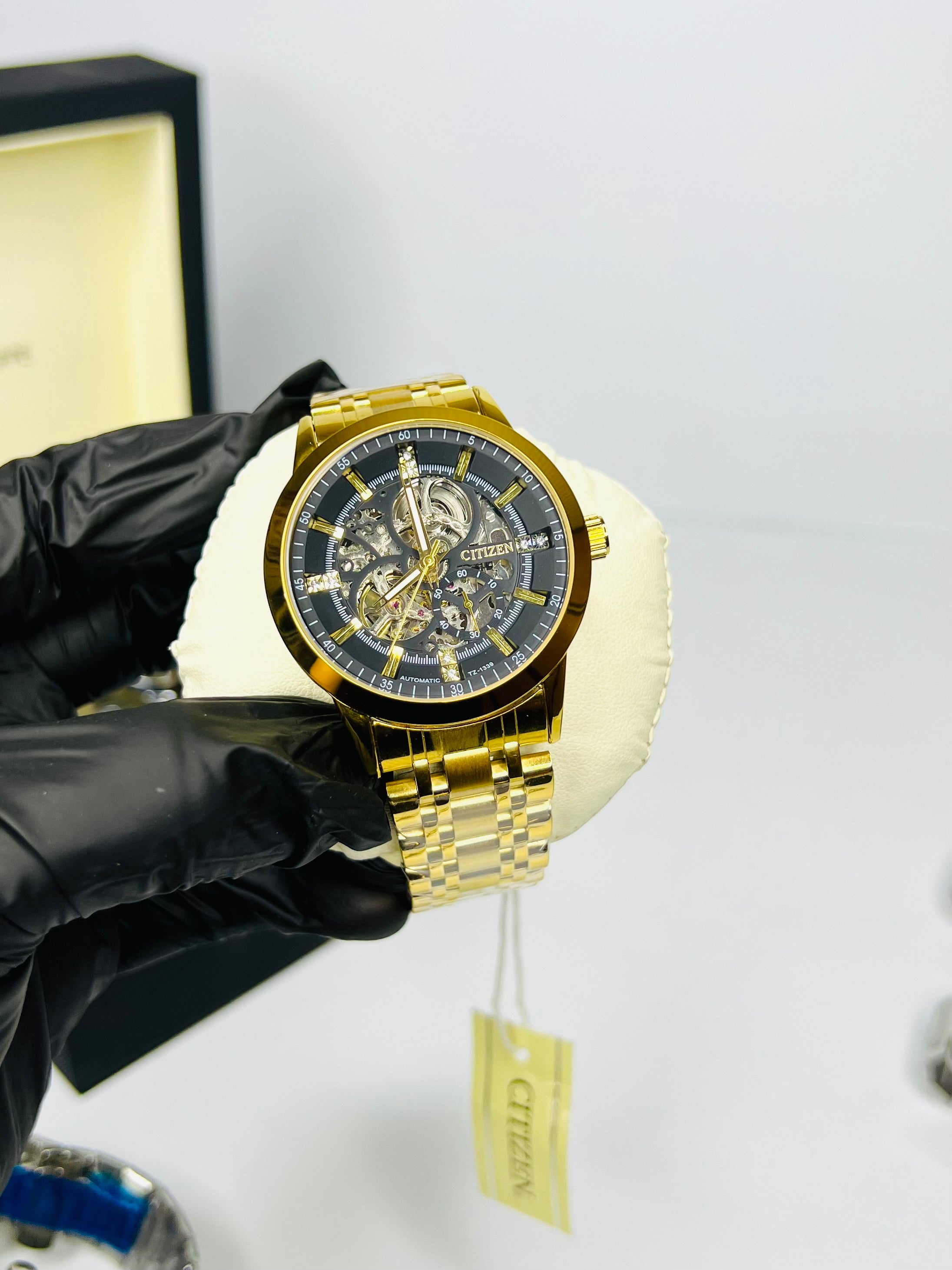 Citizen Skeleton Automatic Gold Tone