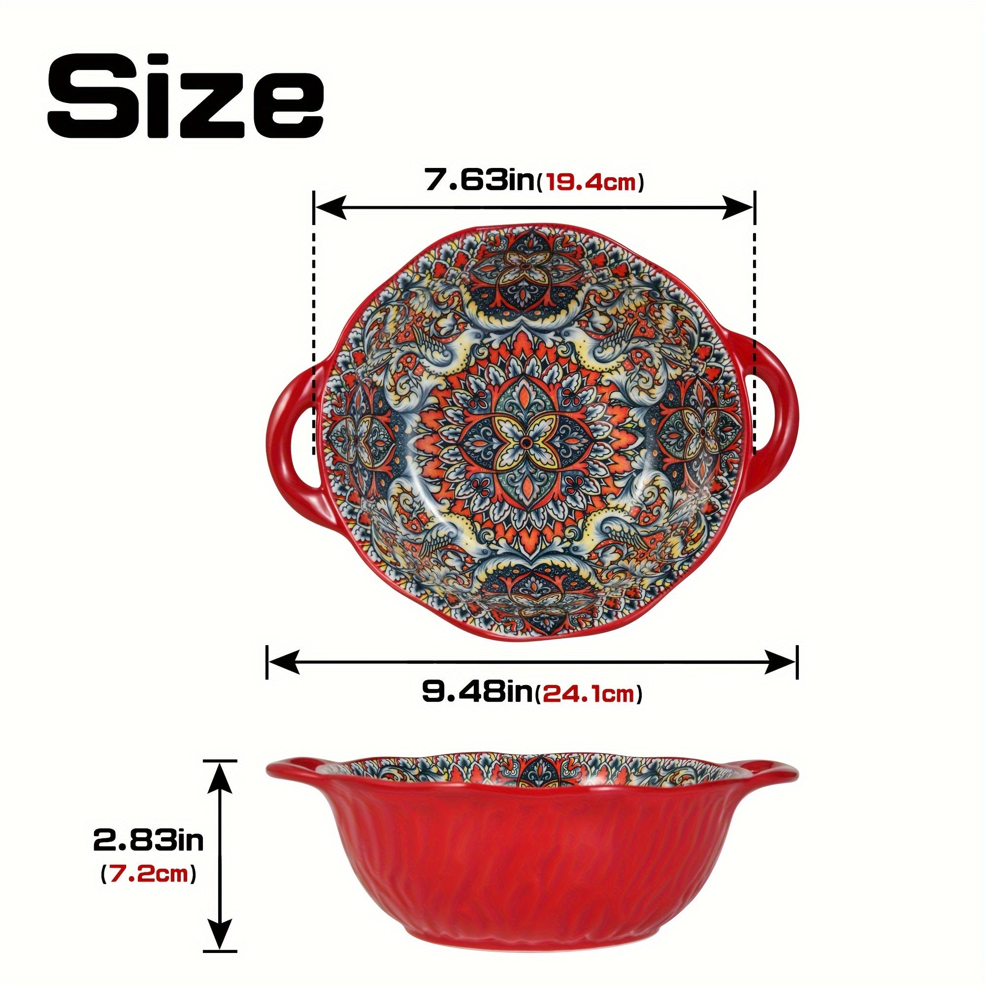 Marakish Dinner Set 6 Persons (Red)