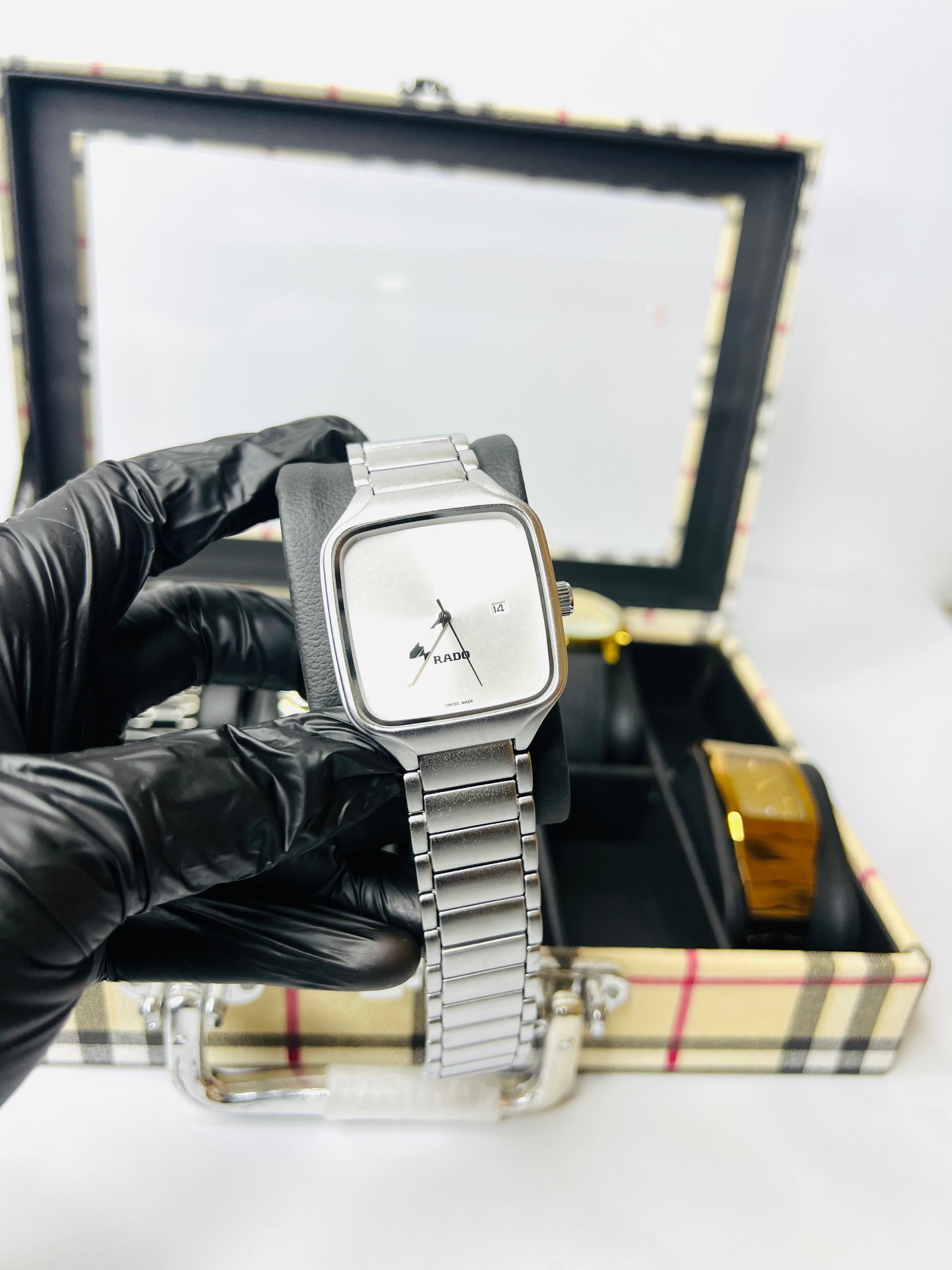 Rado True Square Silver Dial