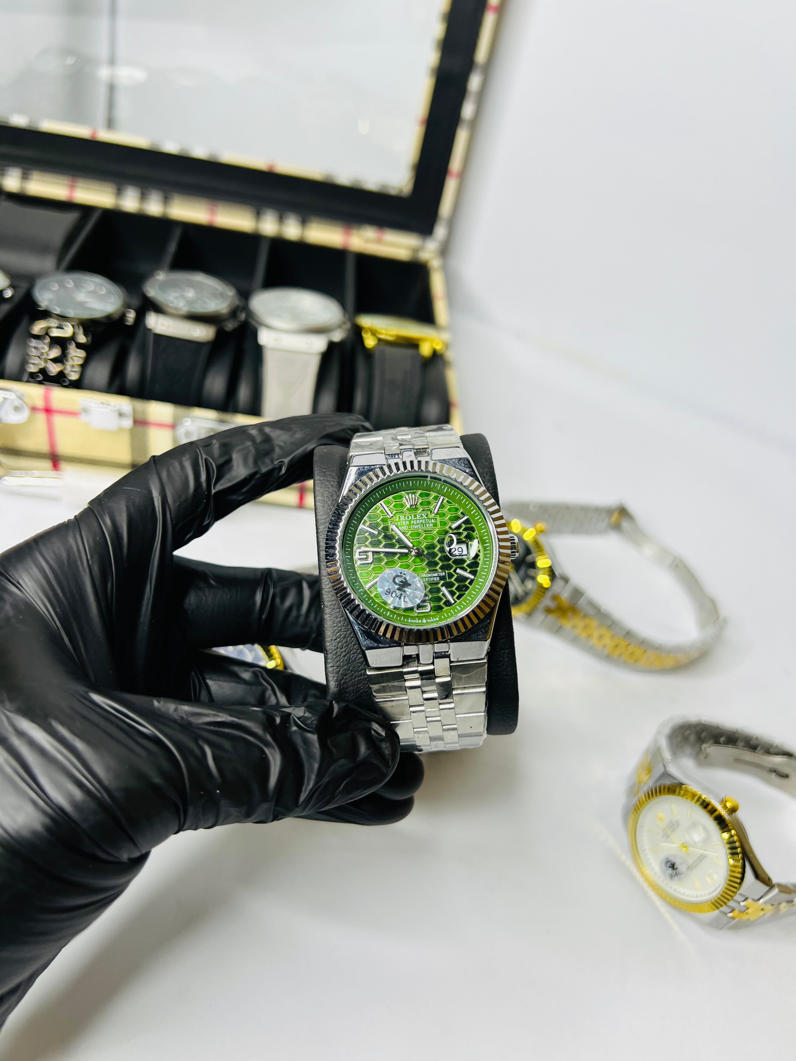 Rolex Oyster Land Dweller Green Dial