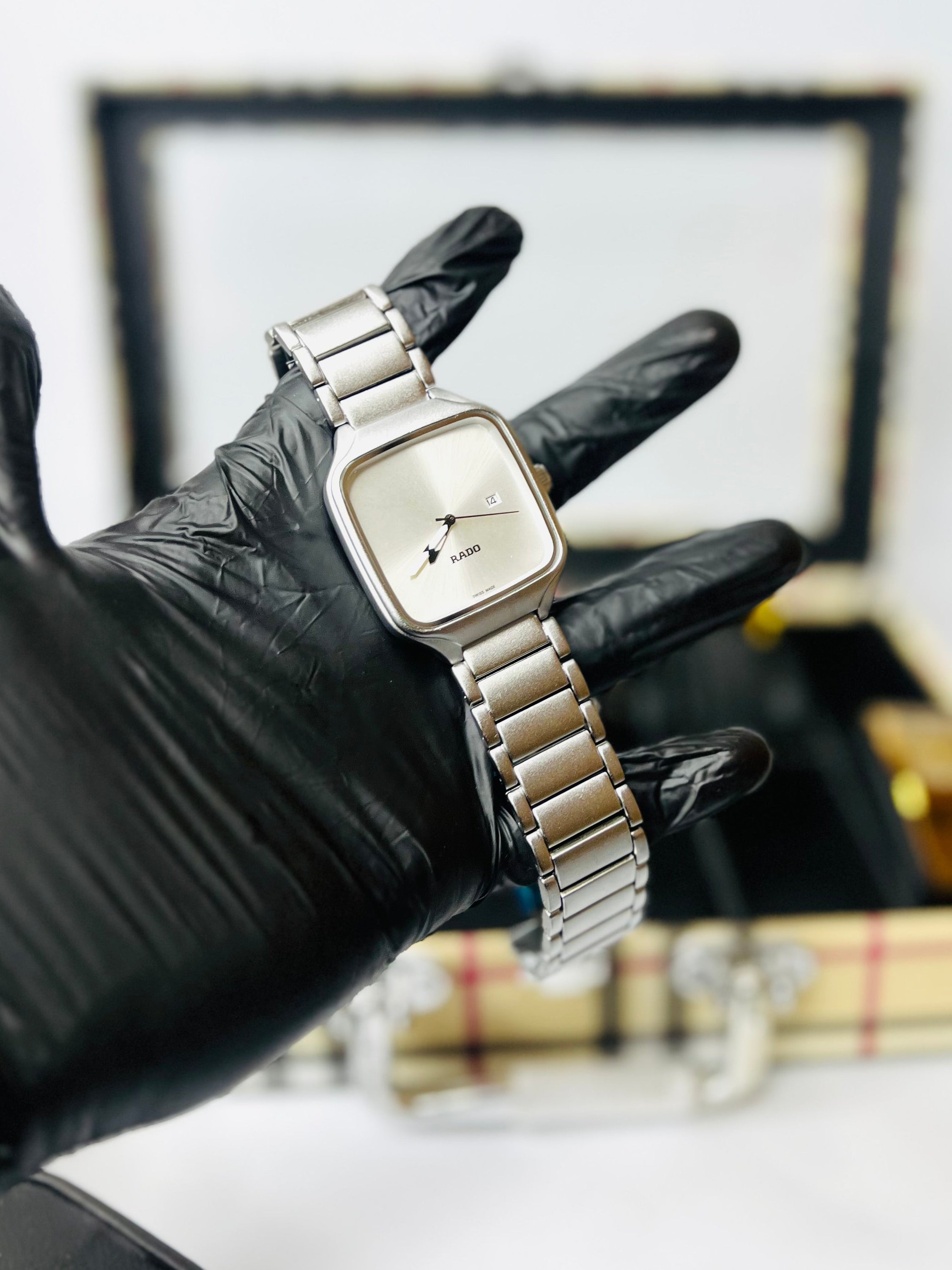 Rado True Square Silver Dial
