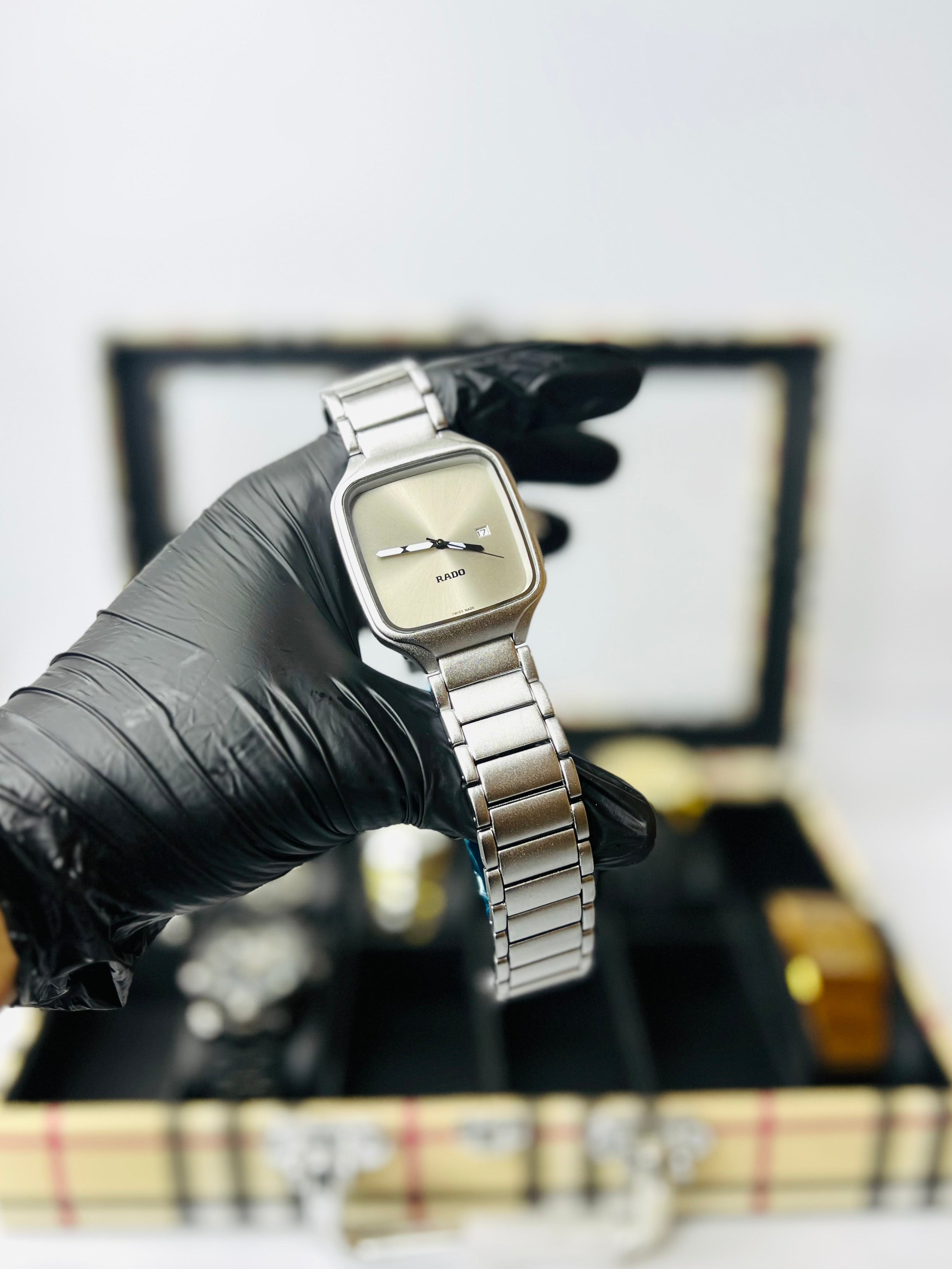 Rado True Square Metallic Gold Dial