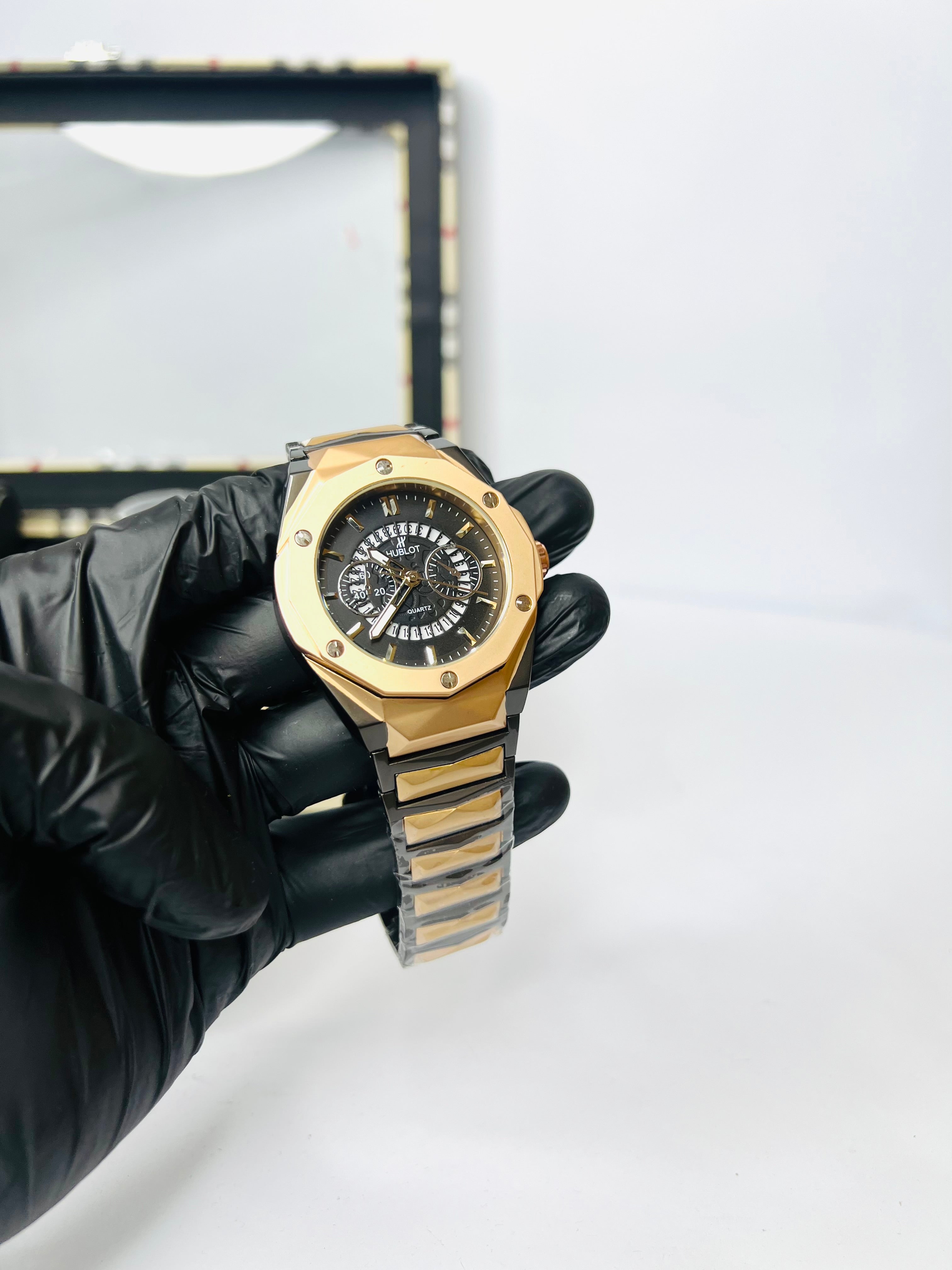 Hublot Two Tone With Black Dial