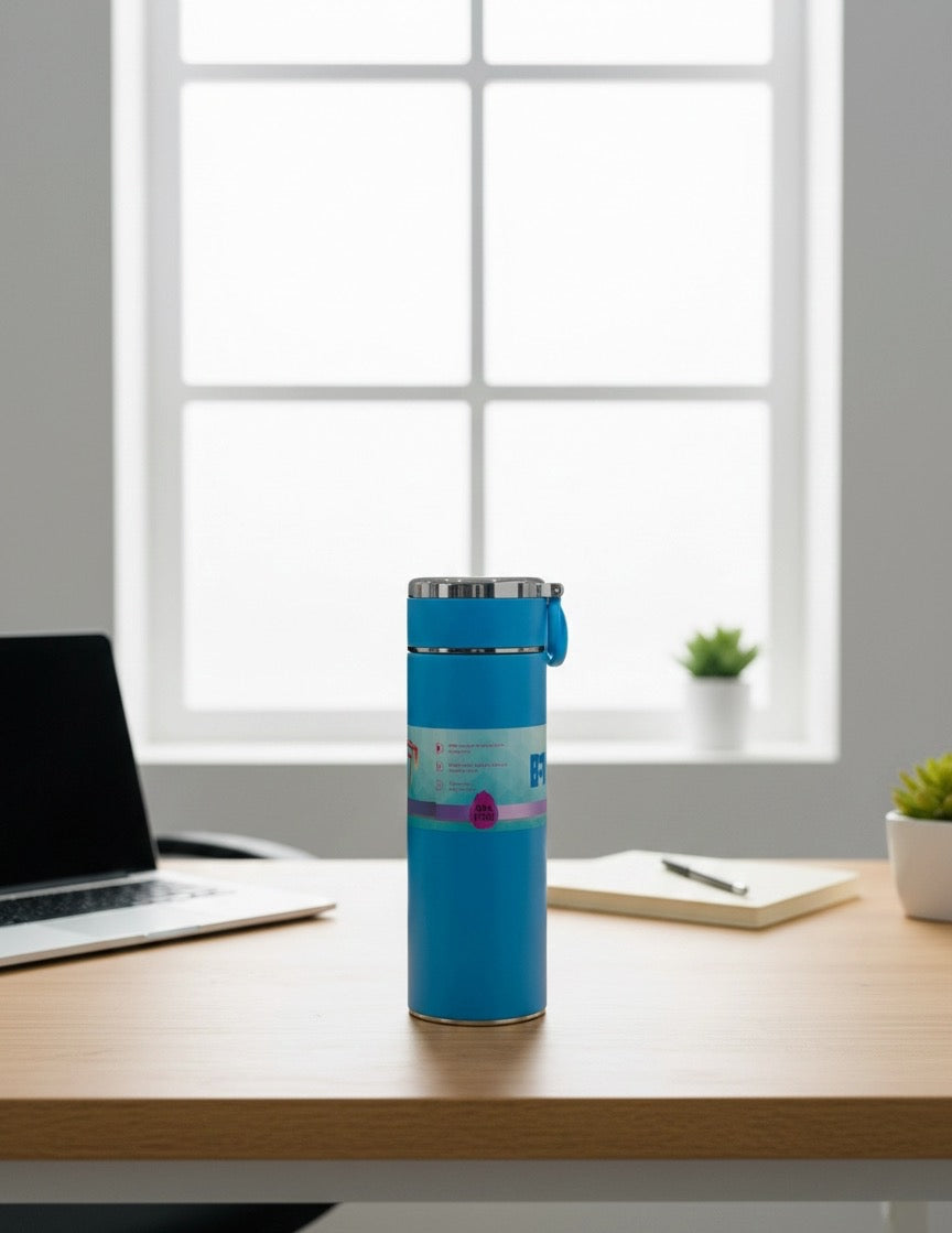 Double Layer Vacuum Insulation Bottle ( Stainless Steel ) 500ML
