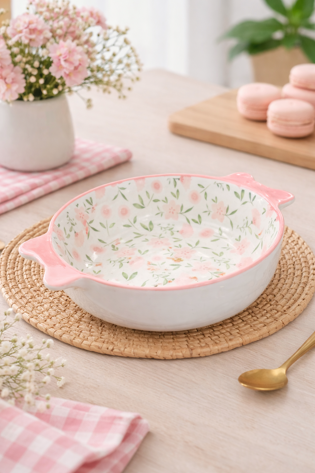Floral Ceramic Bowl