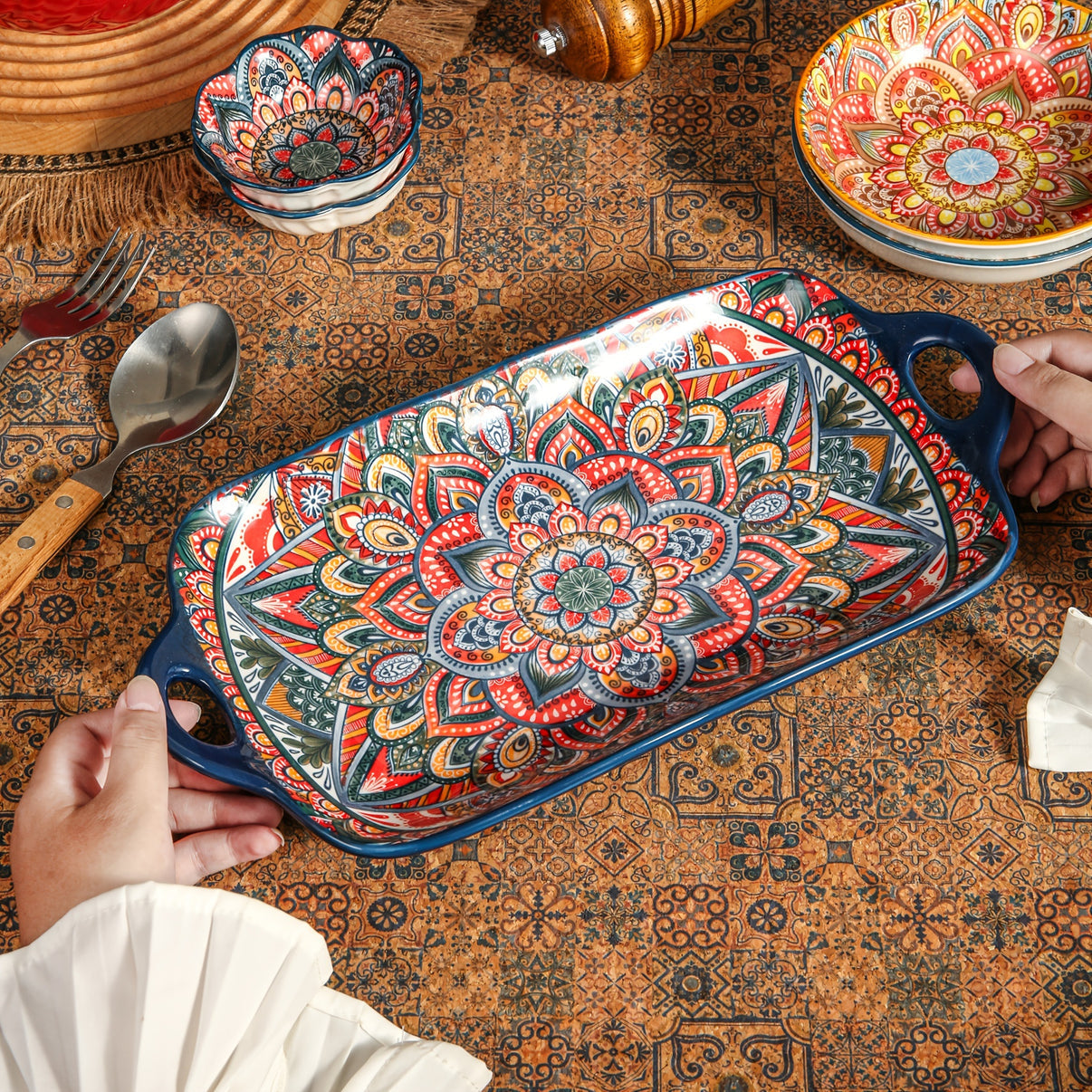 Turkish Style Dish ( Porcelain)