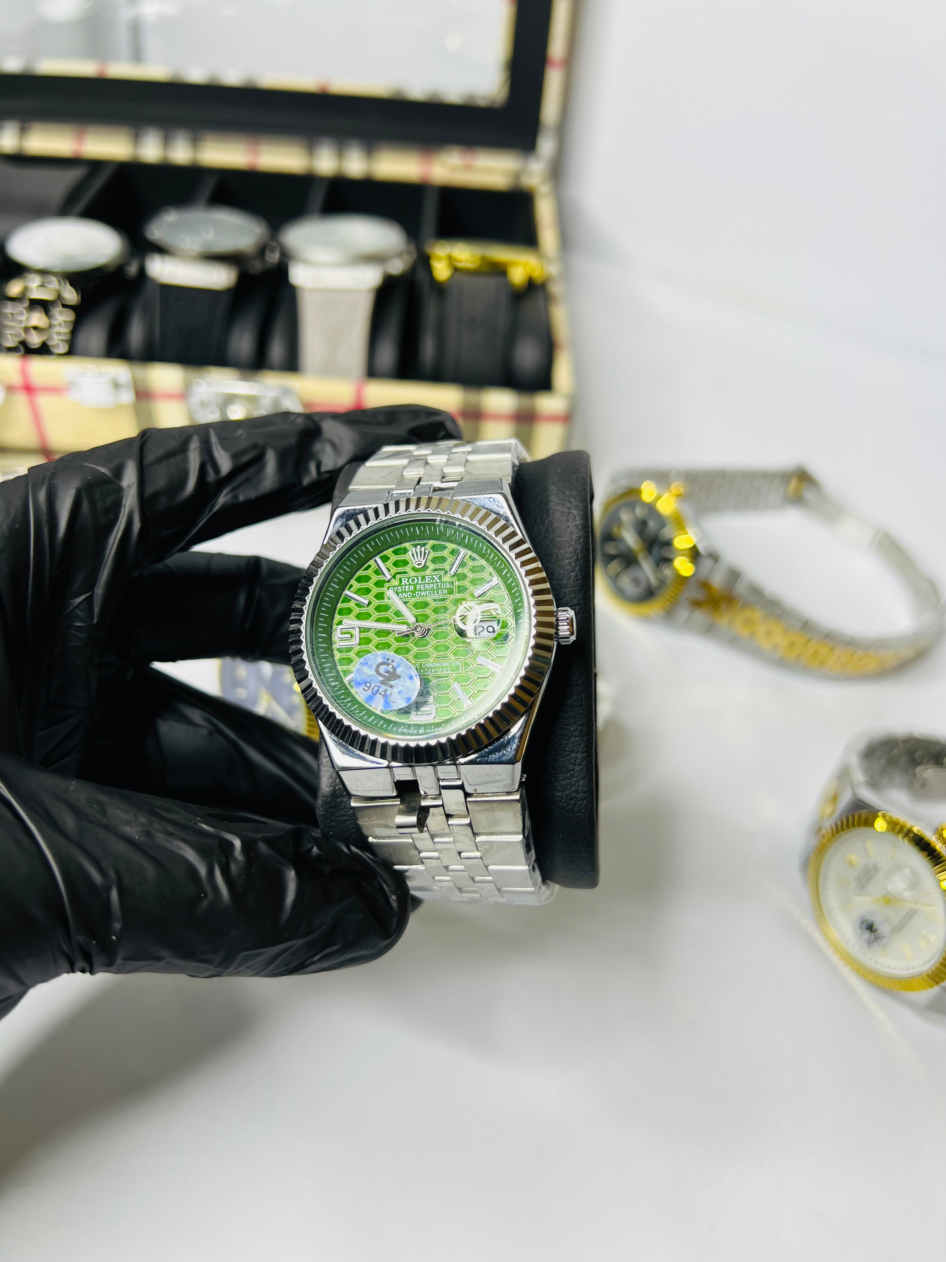 Rolex Oyster Land Dweller Green Dial