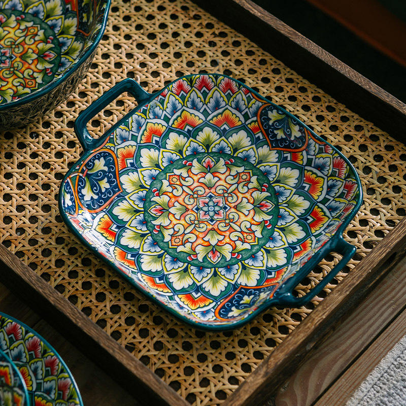 Marakish Dinner Set 6 Persons (Green )