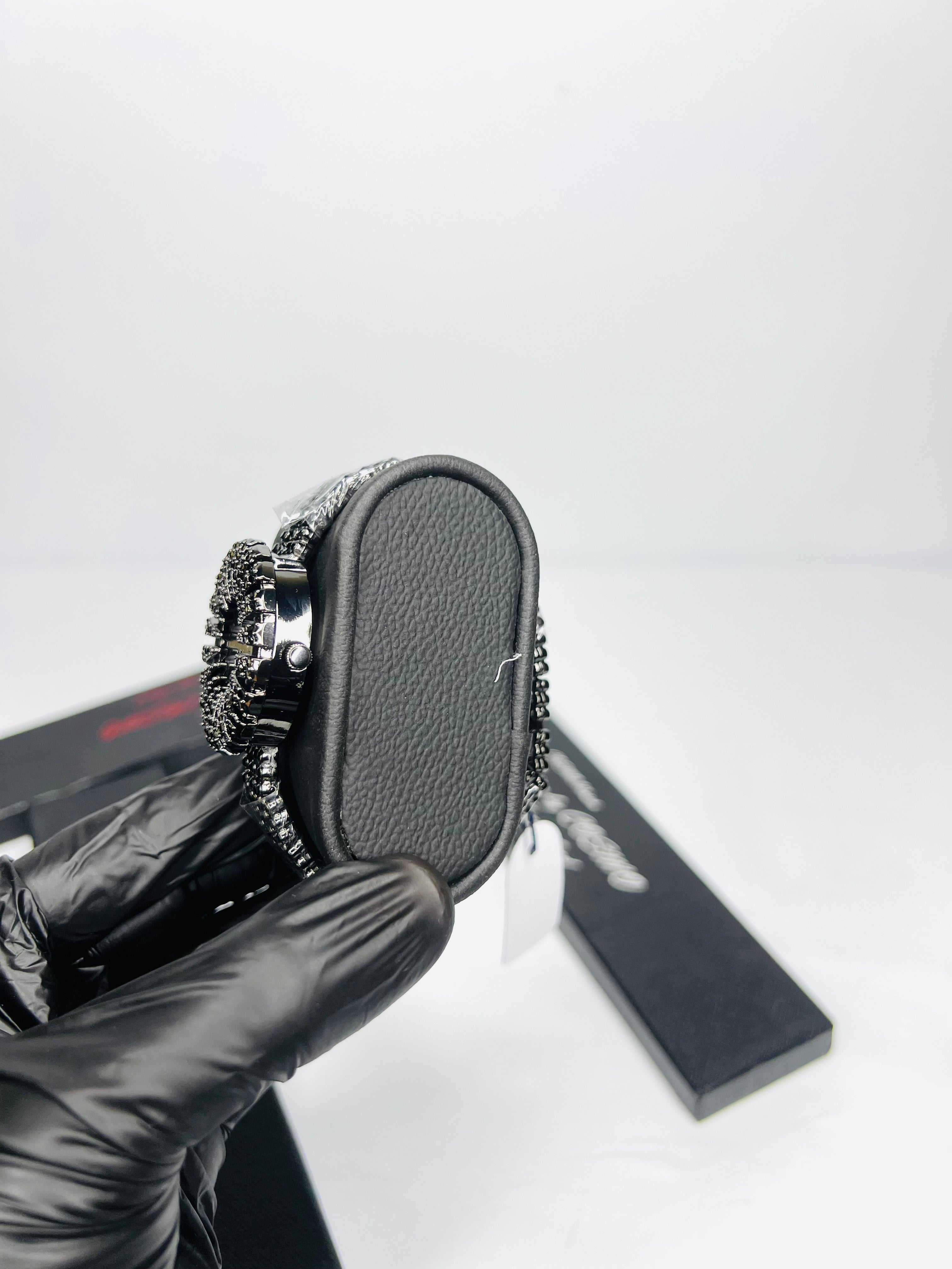 Diamond Studded Black Sunray