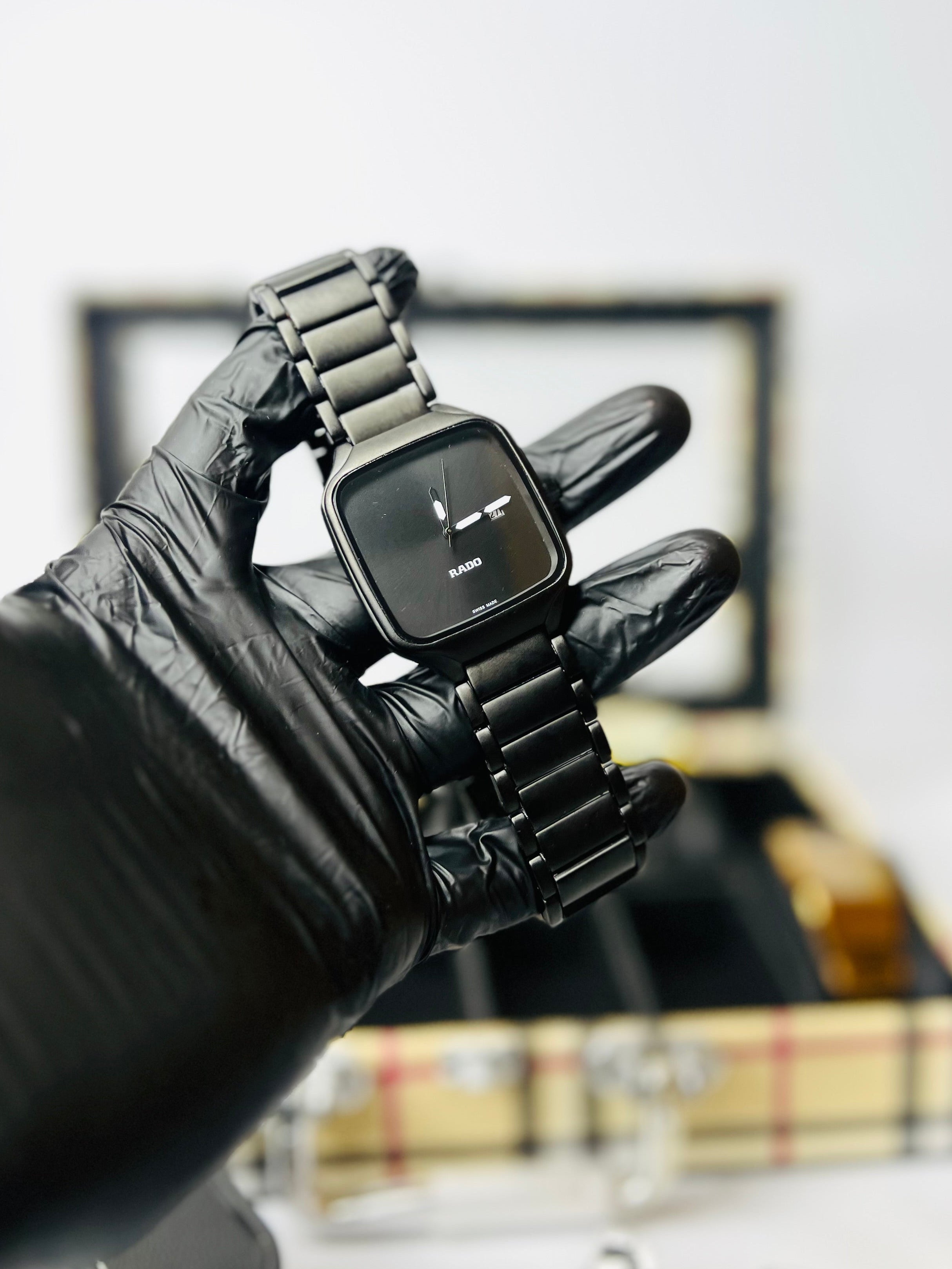 Rado True Square Black Dial