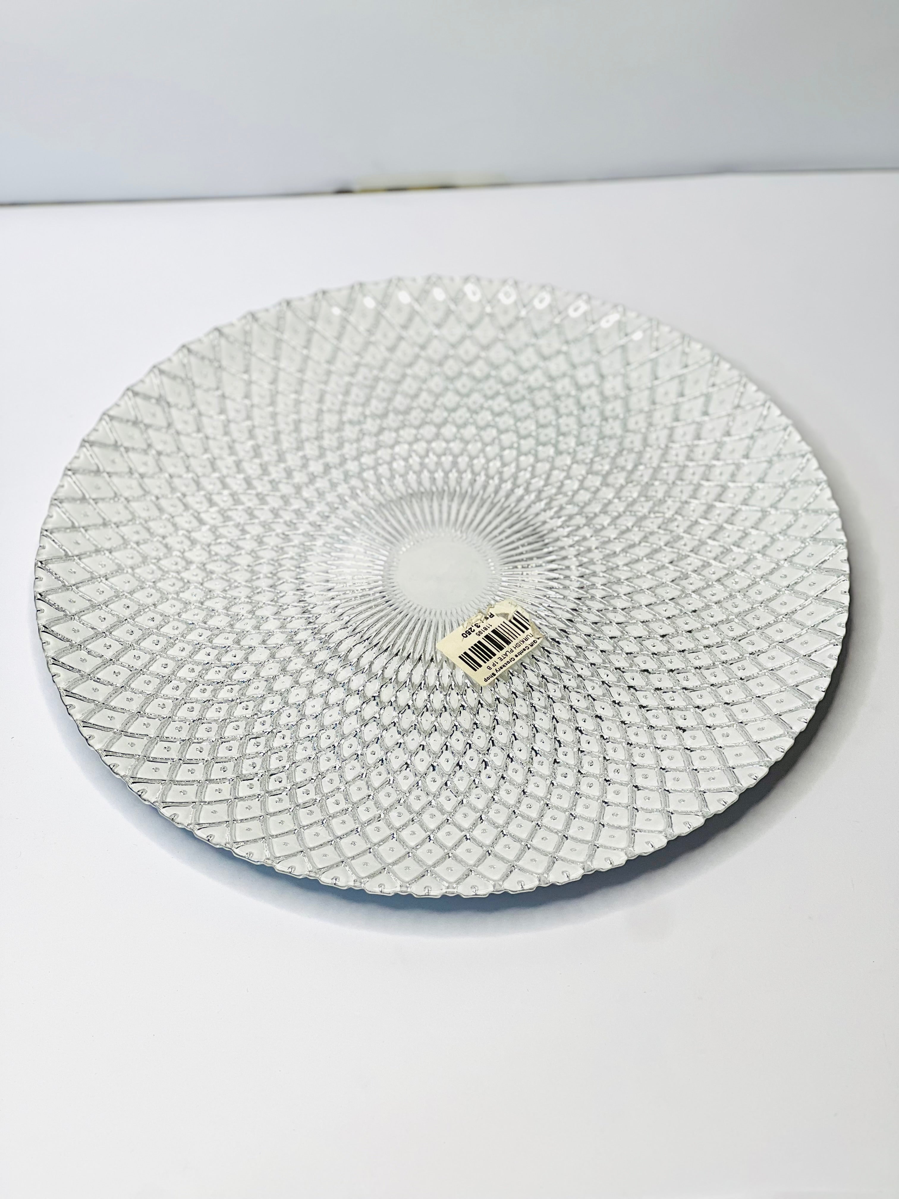 Mandala Glass Charger Plate