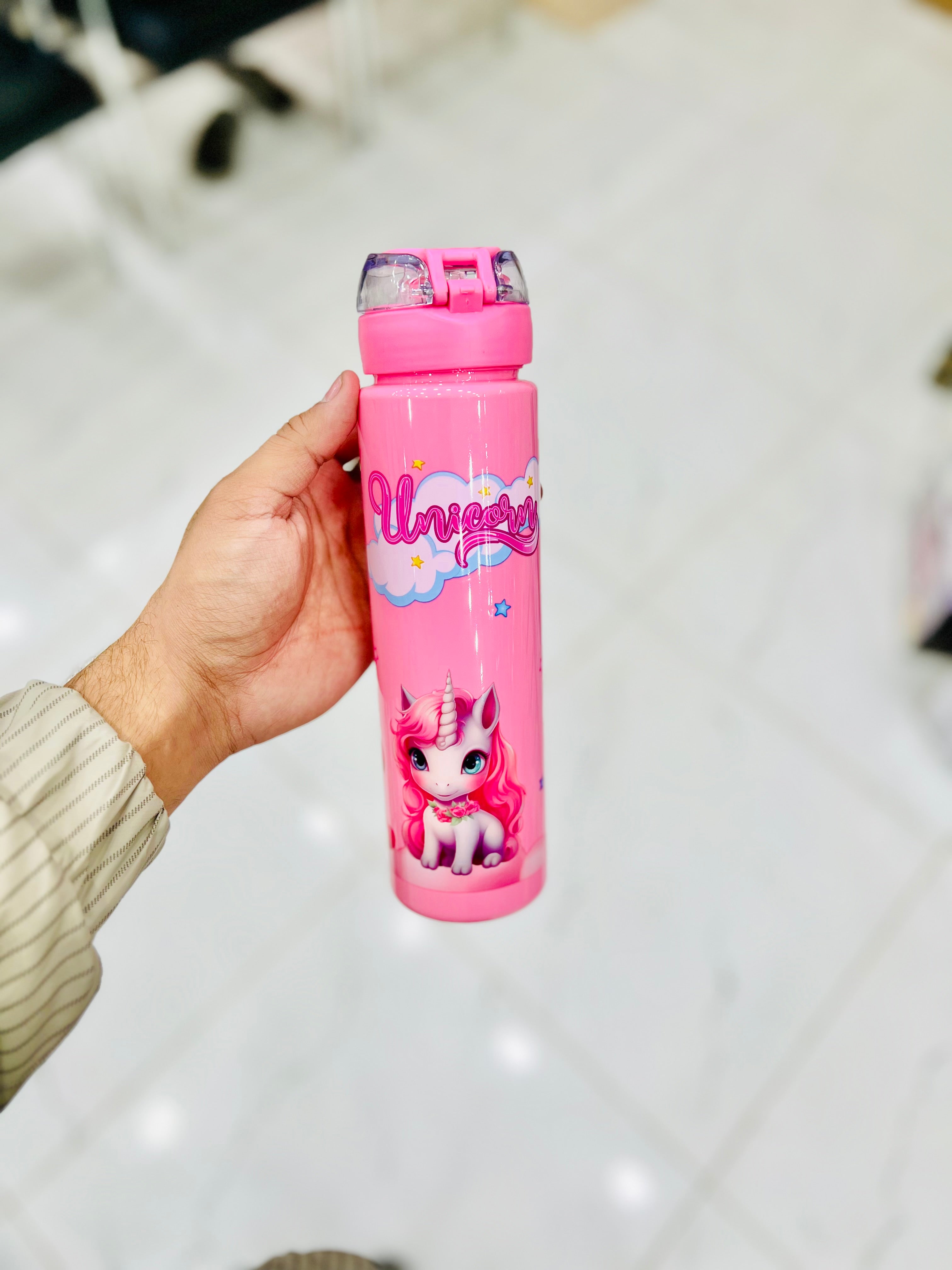 “UNICORN” Kids Water Bottle ( Pink )