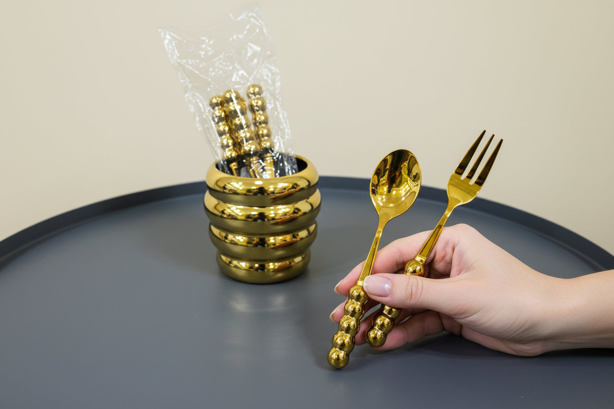 Ceramic Bubble Style Cutlery