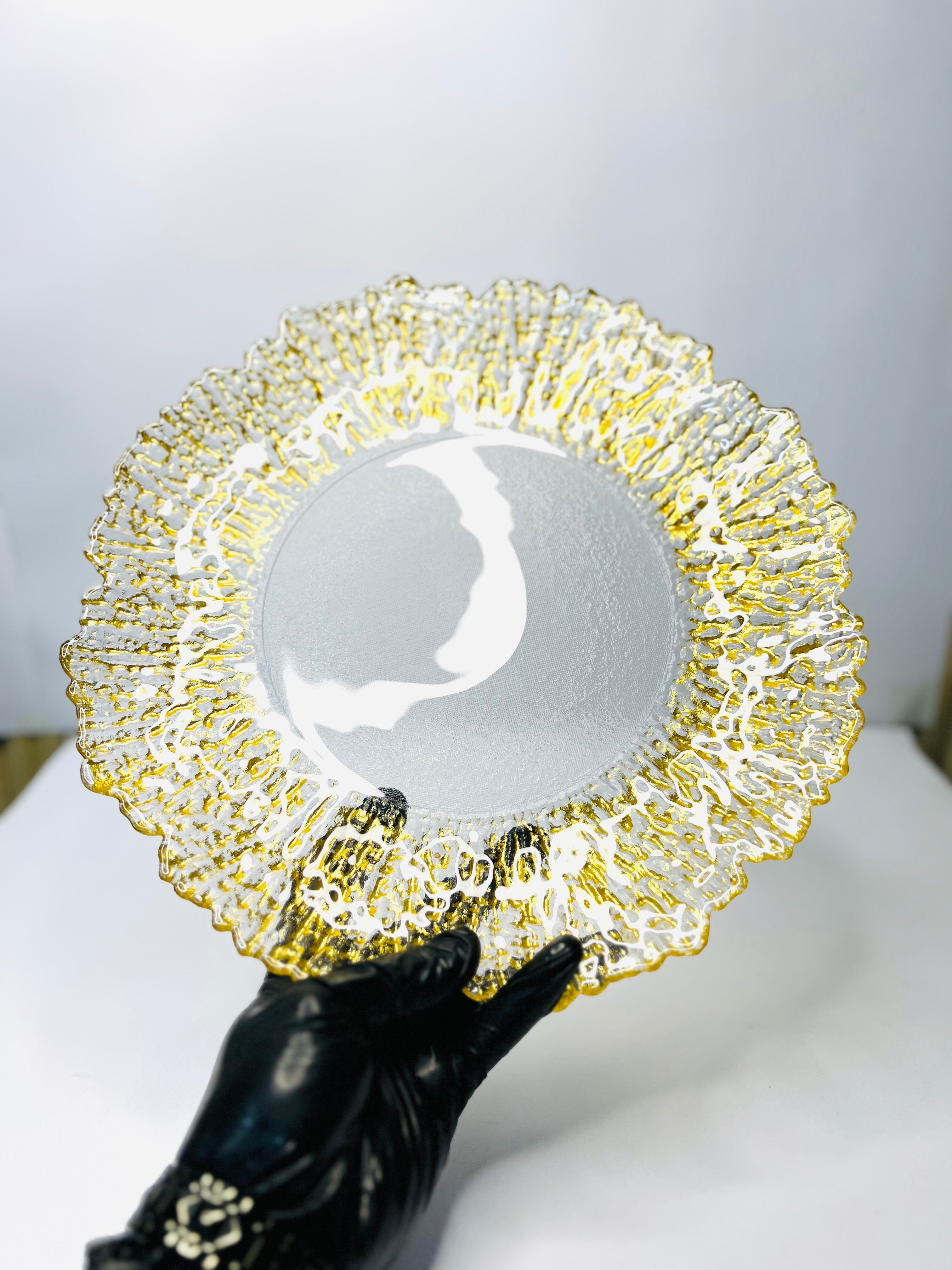 Clear Glass Charger Plate