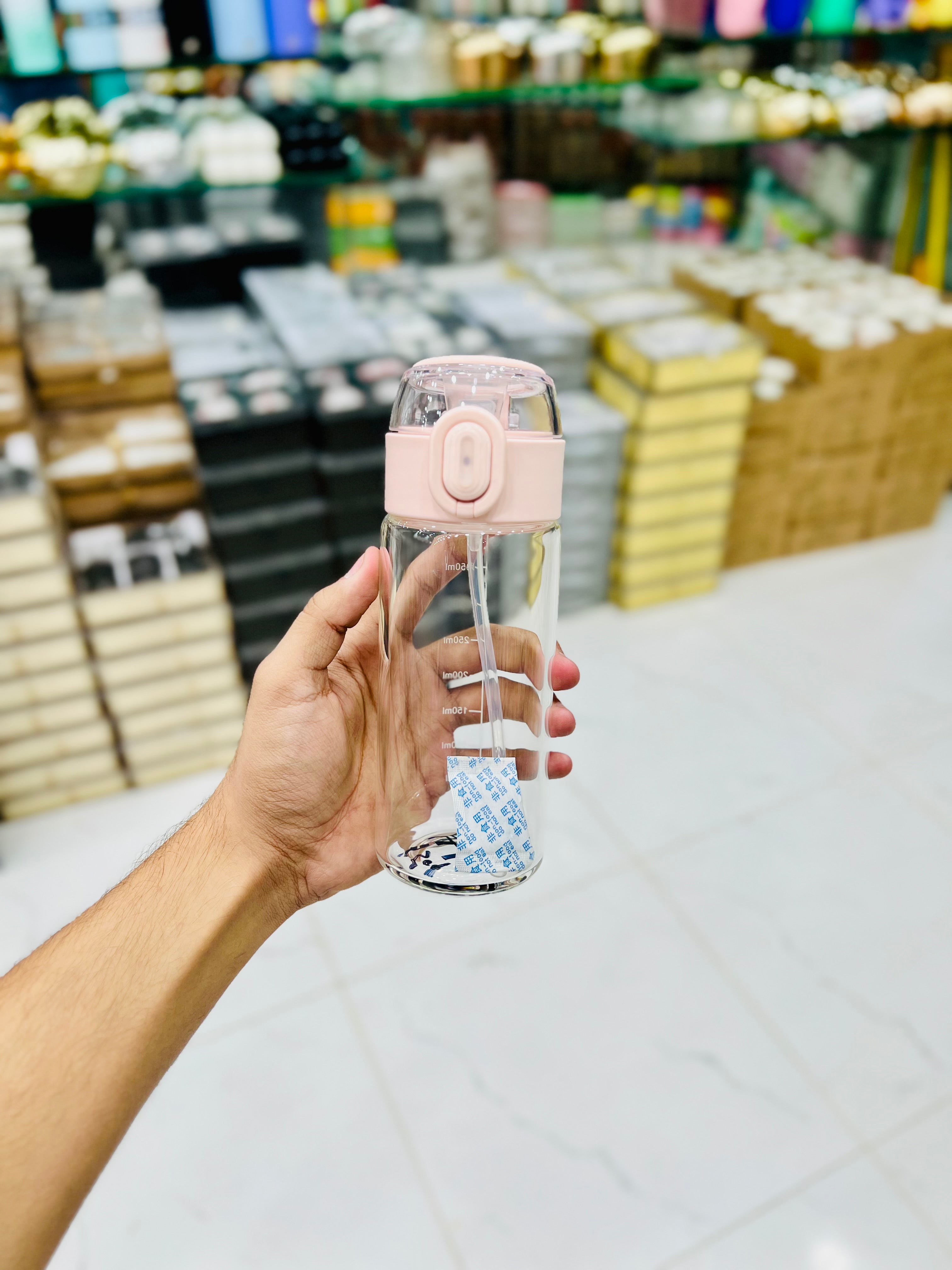 Glass Water Bottle 400ML (OF1)
