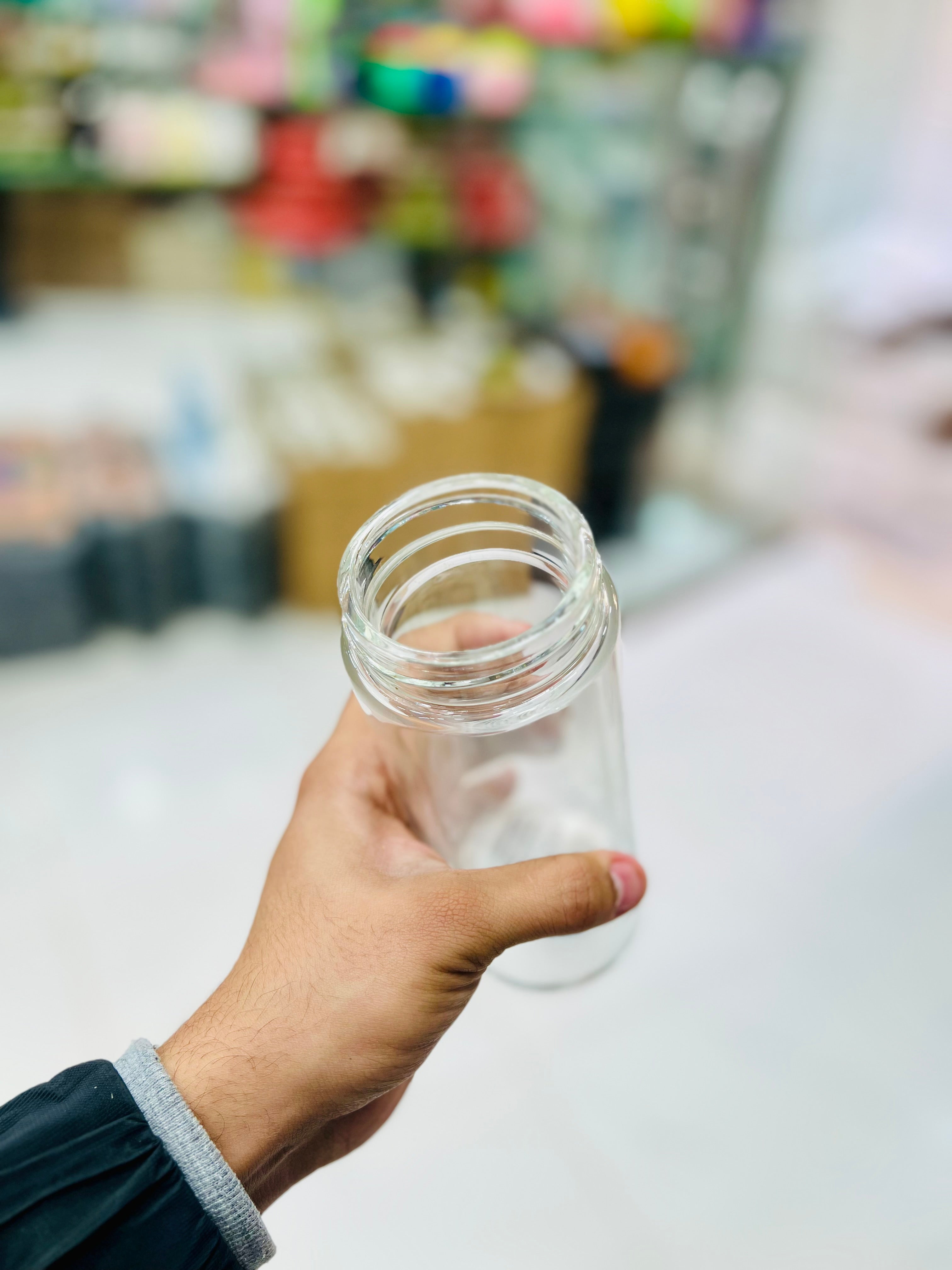Double Decker Glass Water Bottle (350ML)