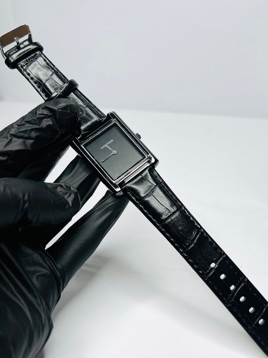 Cartier Tank Lacquered Black Dial