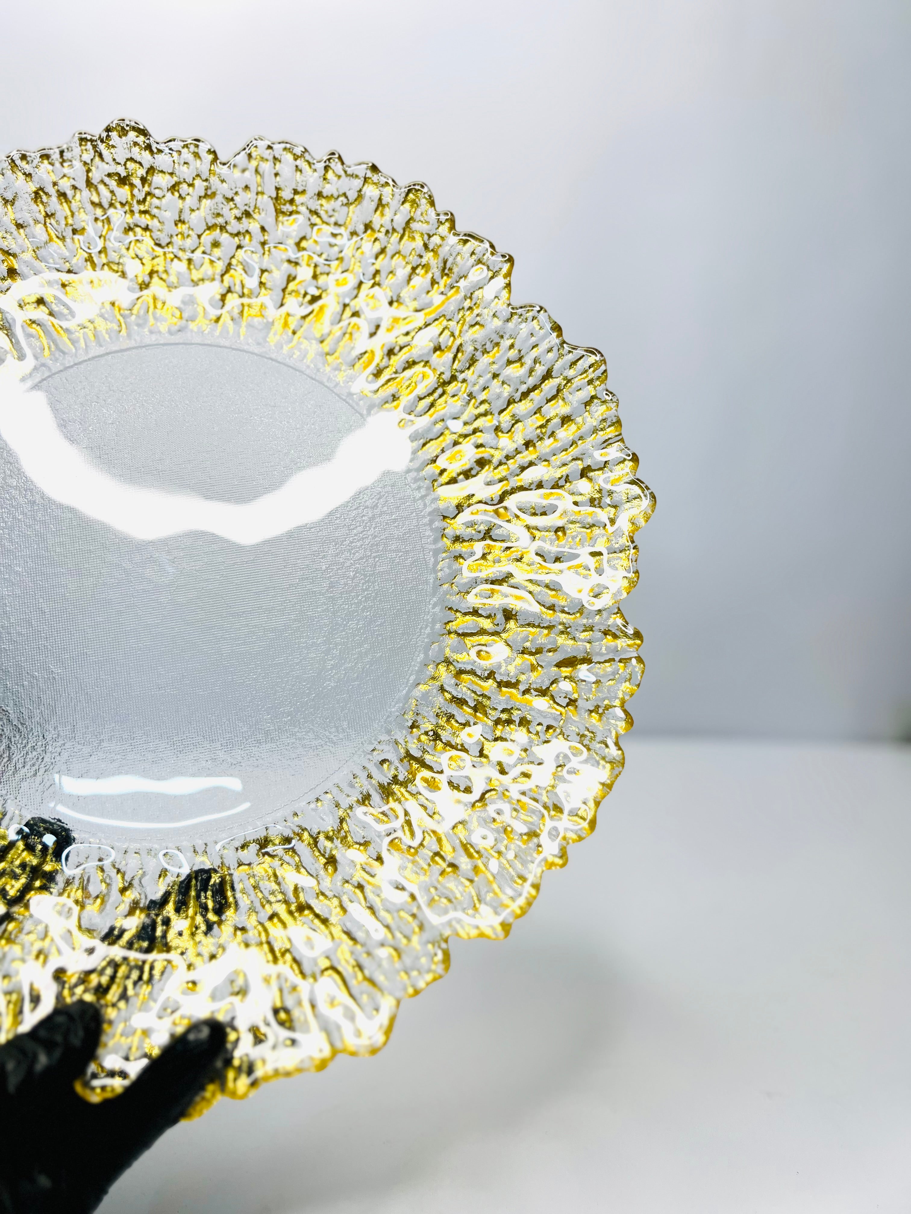 Clear Glass Charger Plate