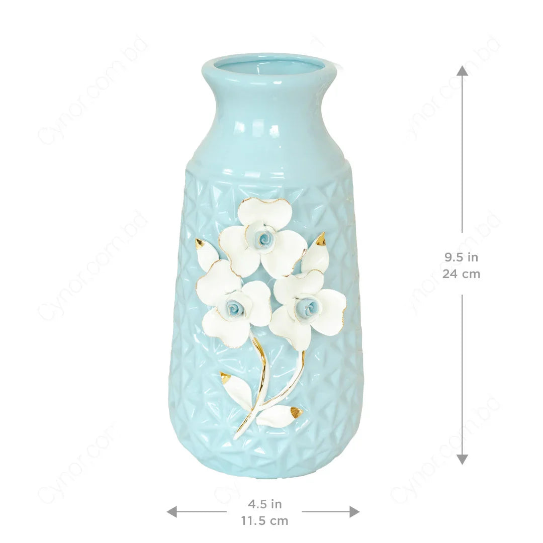 Floral Ceramic Vase