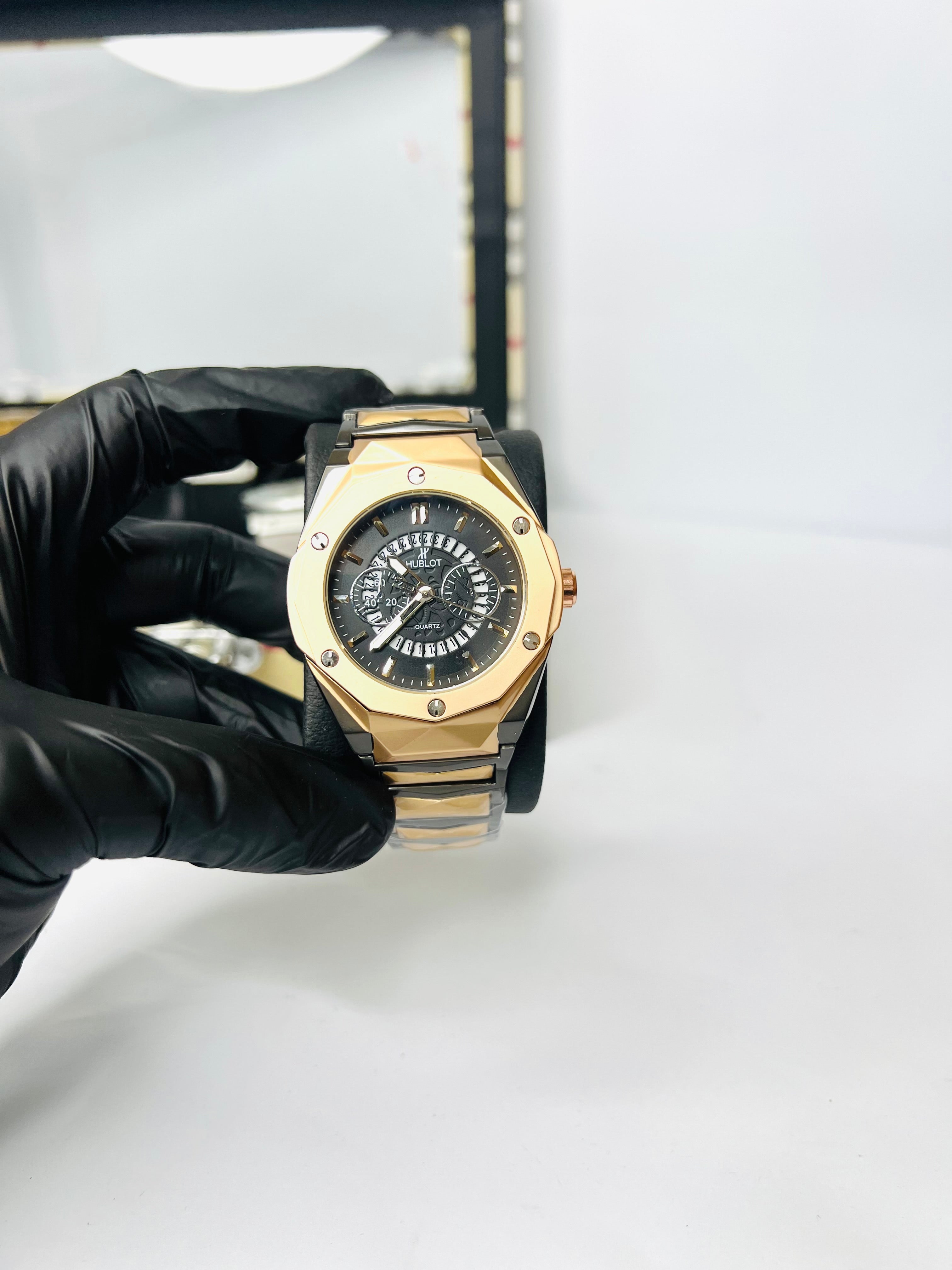 Hublot Two Tone With Black Dial