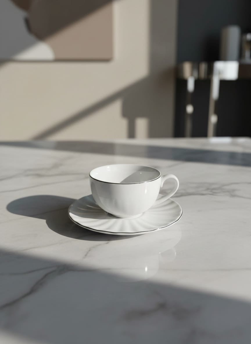 TeaCup & Saucer Set