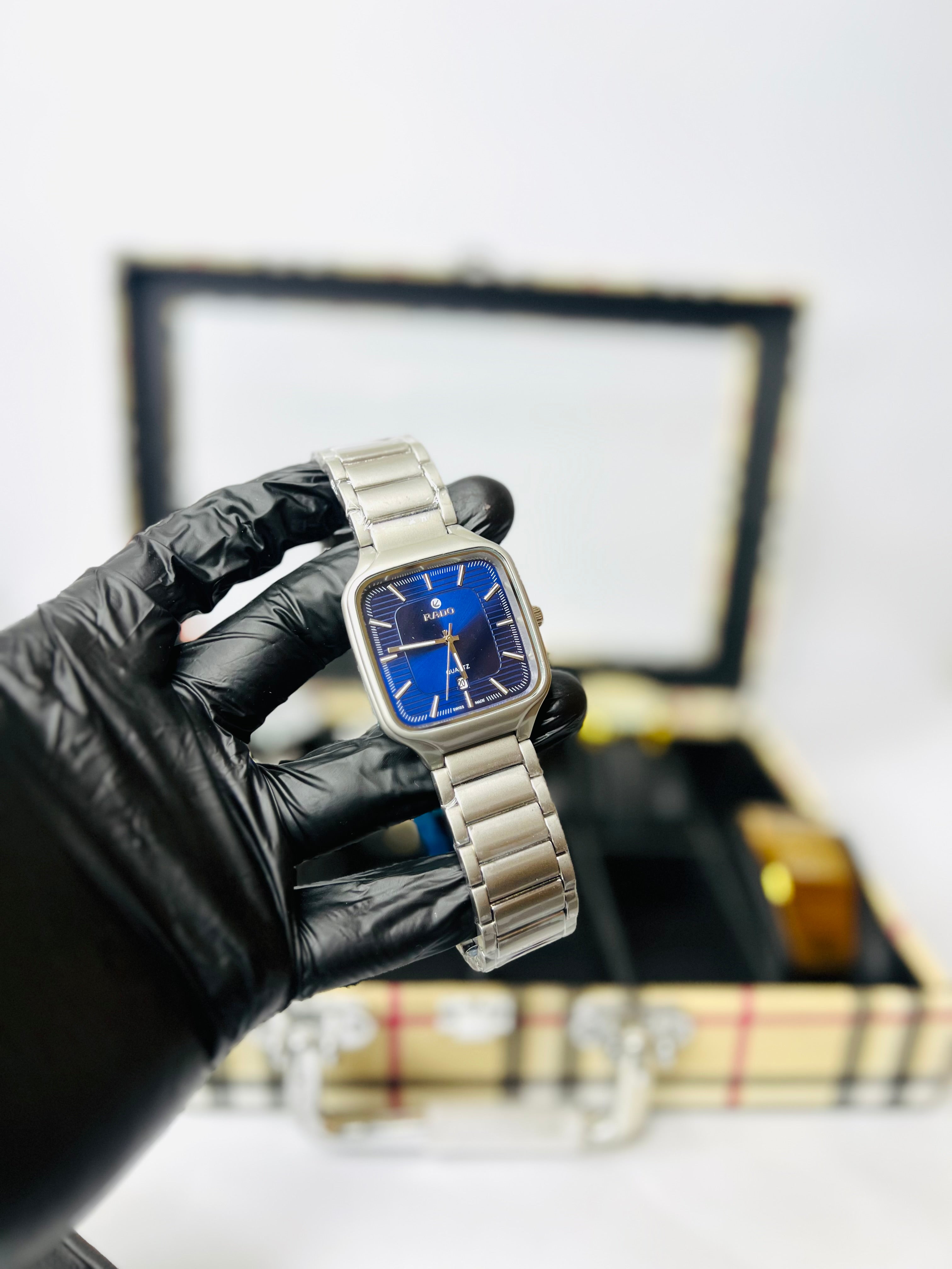 Rado True Square Blue Dial