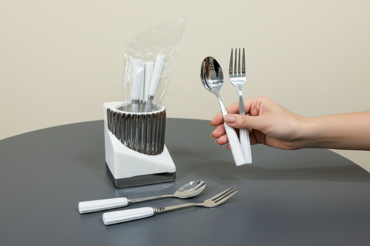 Wavy Textured Cutlery