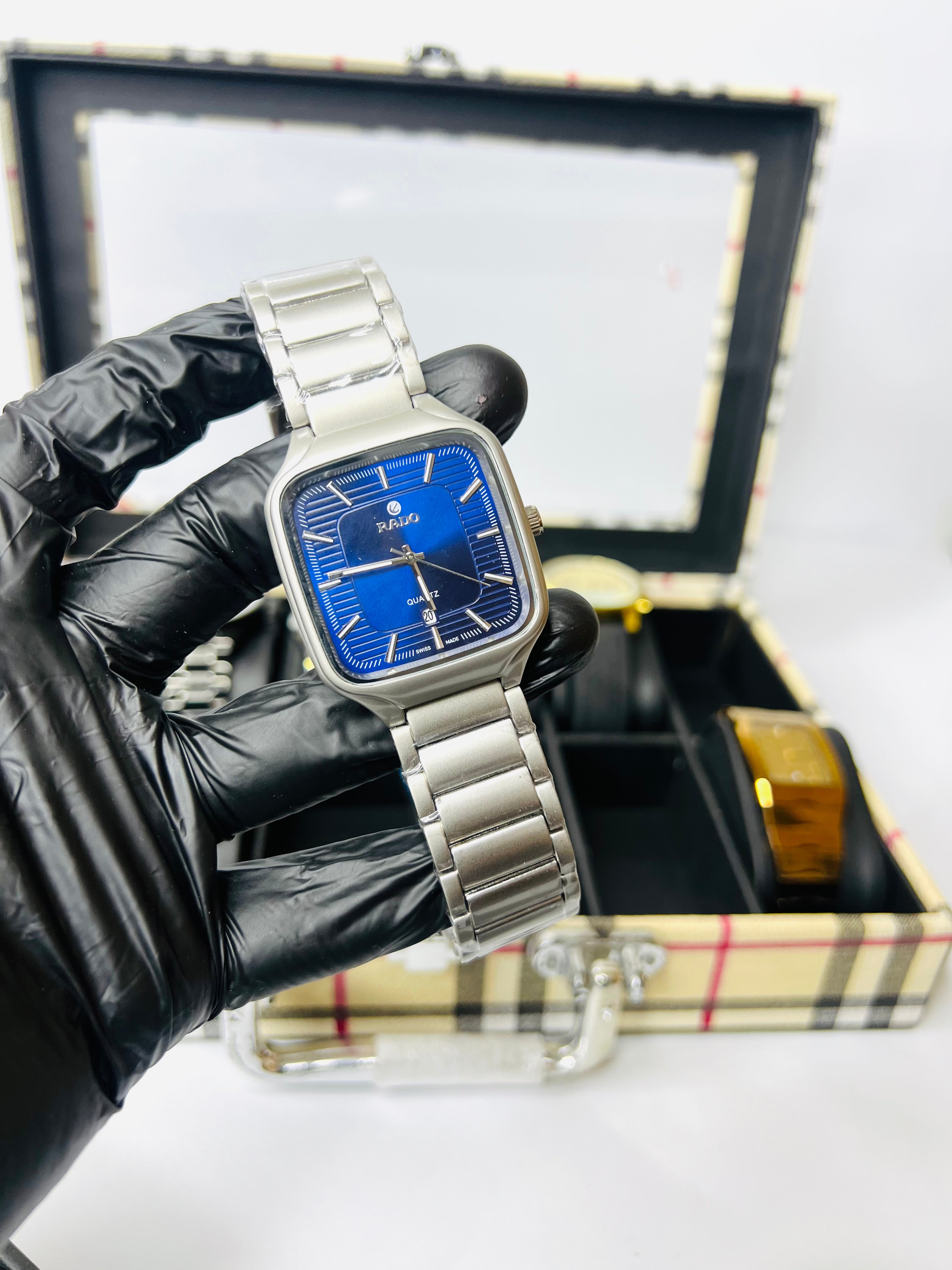 Rado True Square Blue Dial