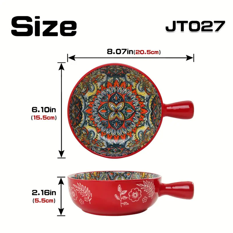 Marakish Dinner Set 6 Persons (Red)