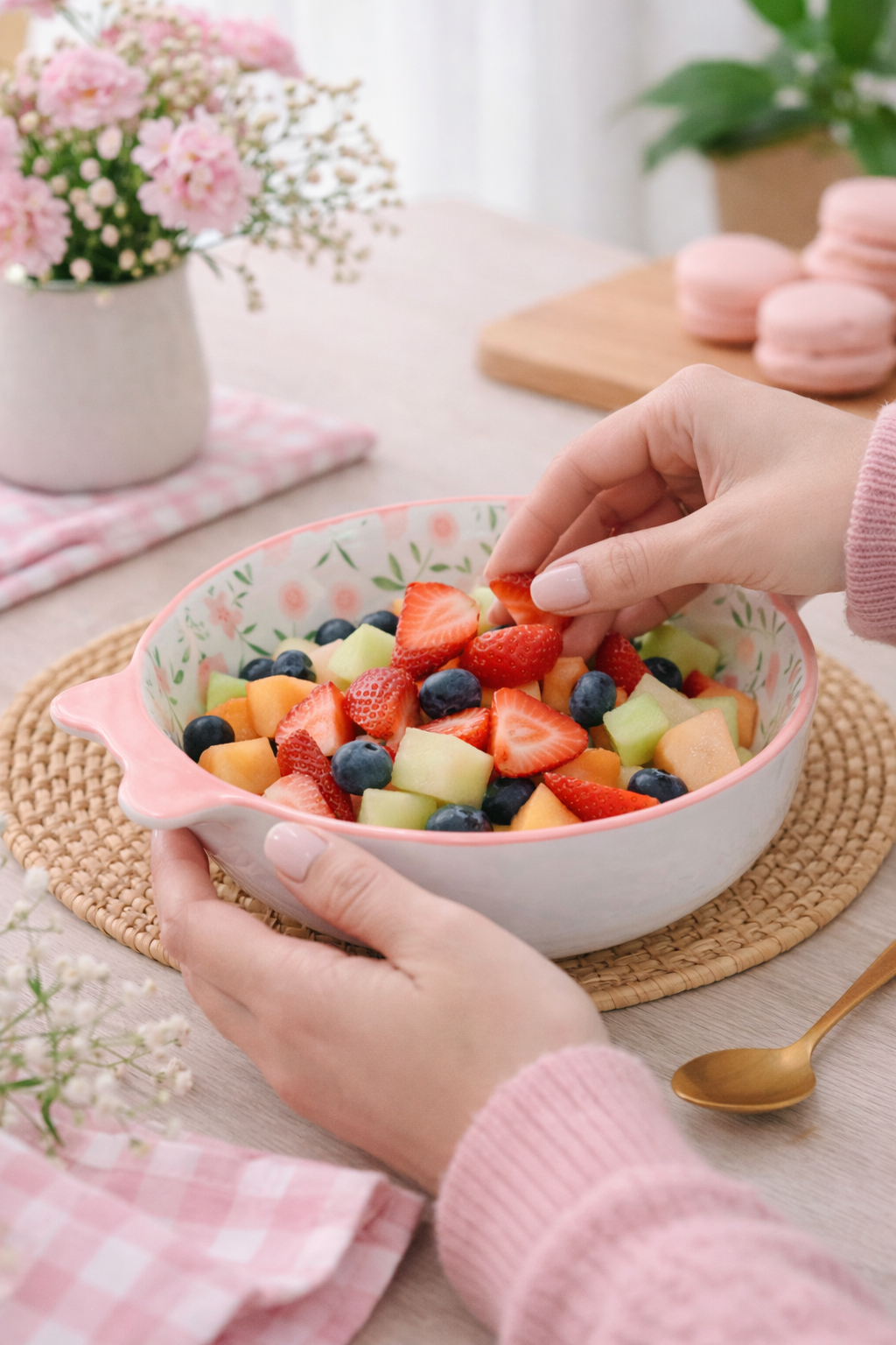 Floral Ceramic Bowl