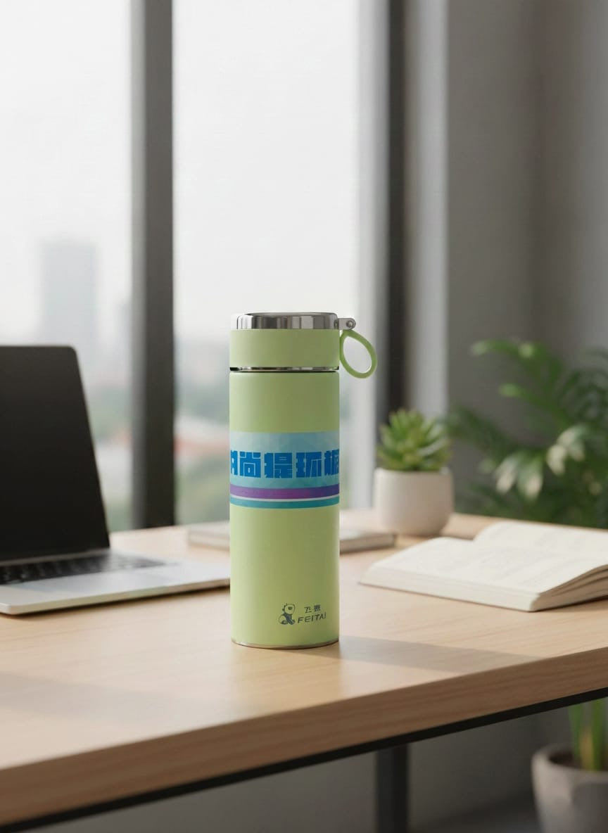 Double Layer Vacuum Insulation Bottle ( Stainless Steel ) 500ML