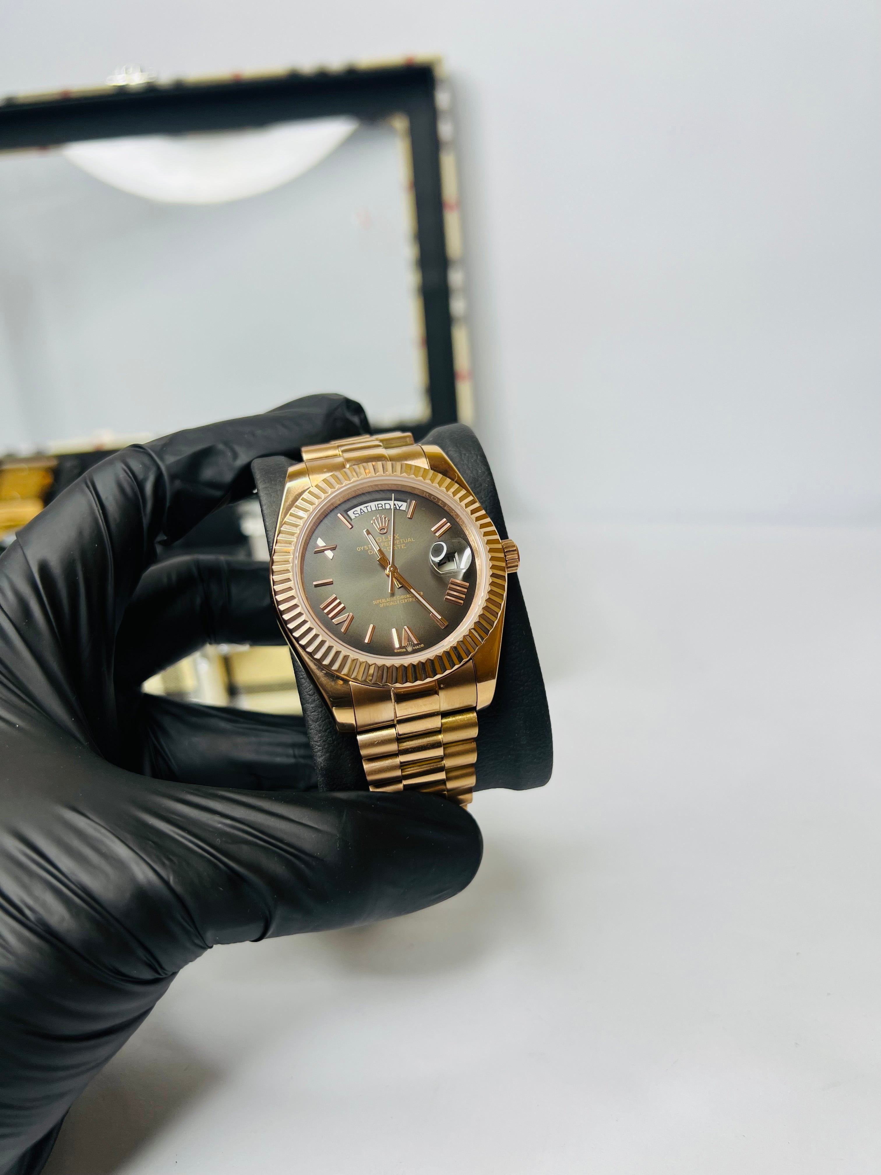 Rolex Day-Date 40 in Everose Gold
