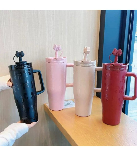 SITARAYU Embossed Bow Tumbler