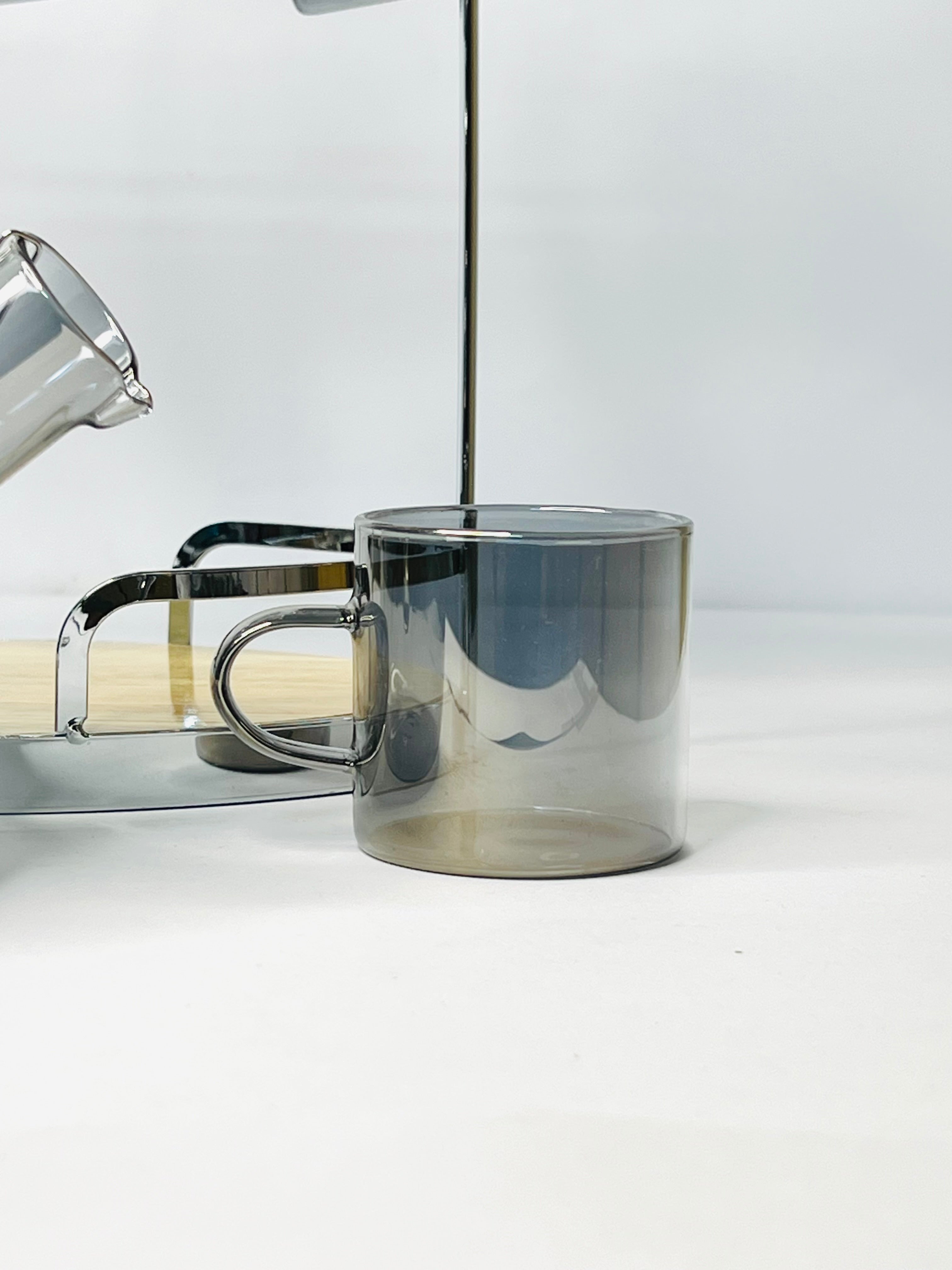 Glass Tea Set ( 8 ) Pcs