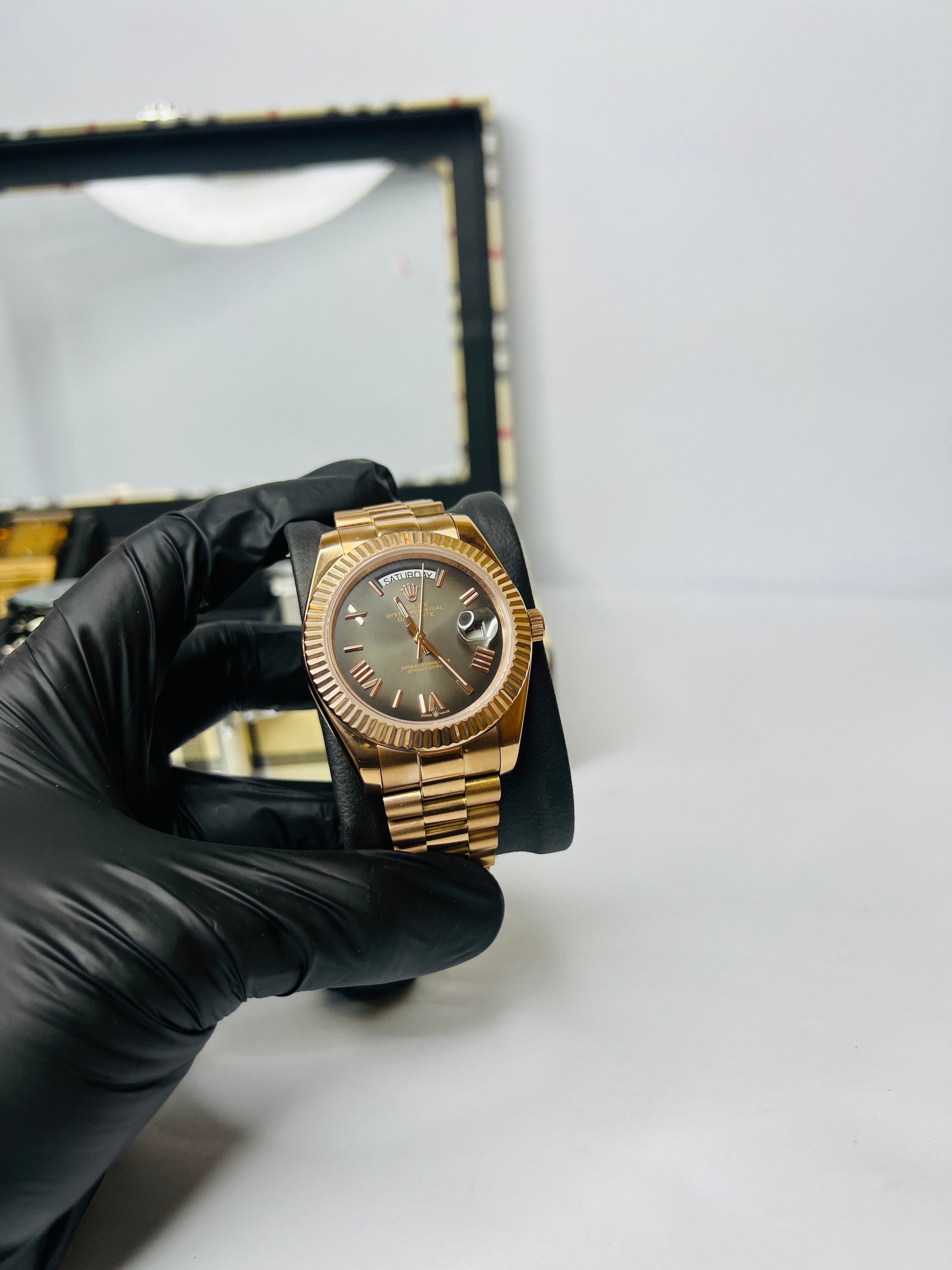 Rolex Day-Date 40 in Everose Gold