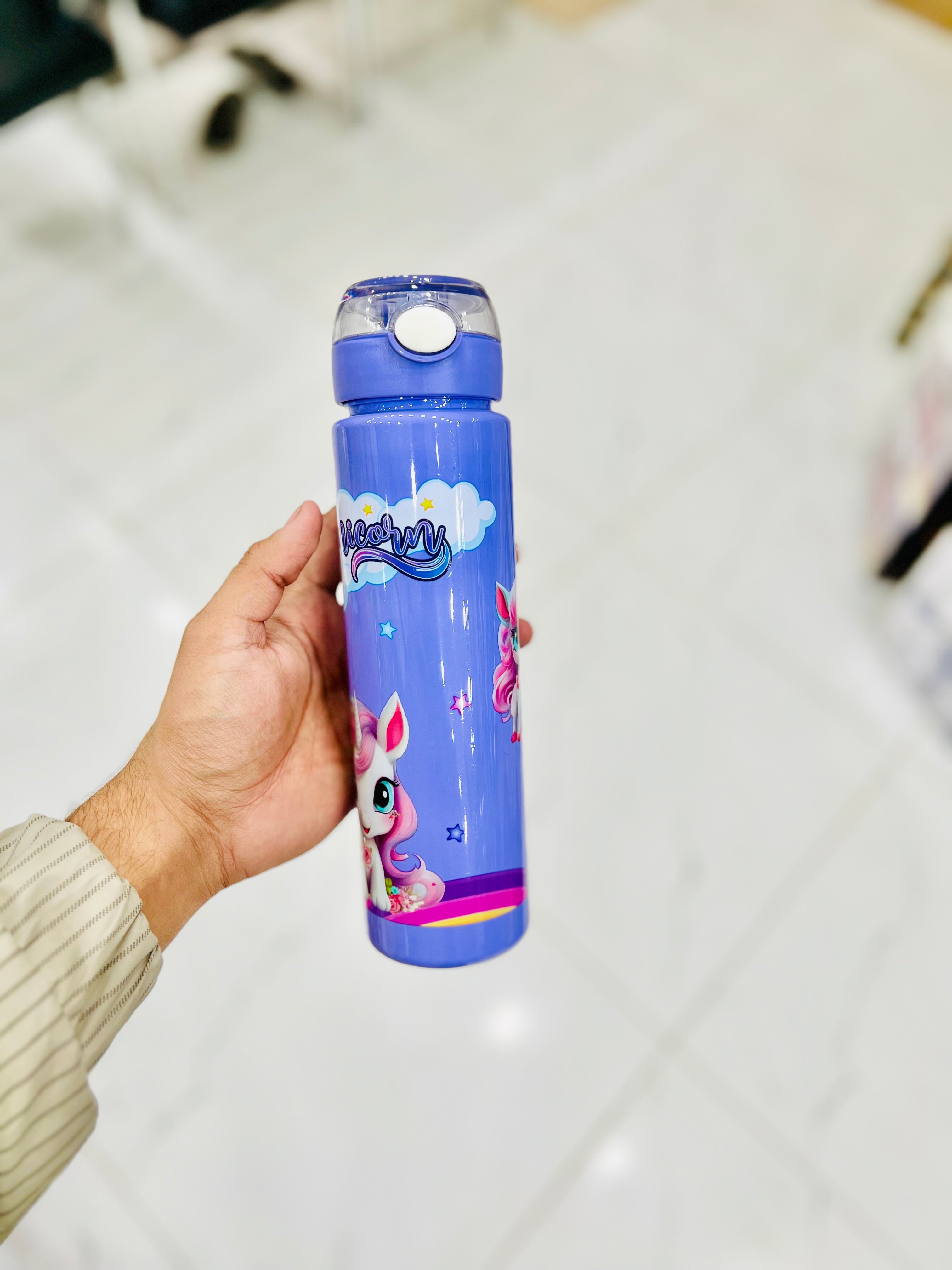 “UNICORN” Kids Water Bottle ( Purple )