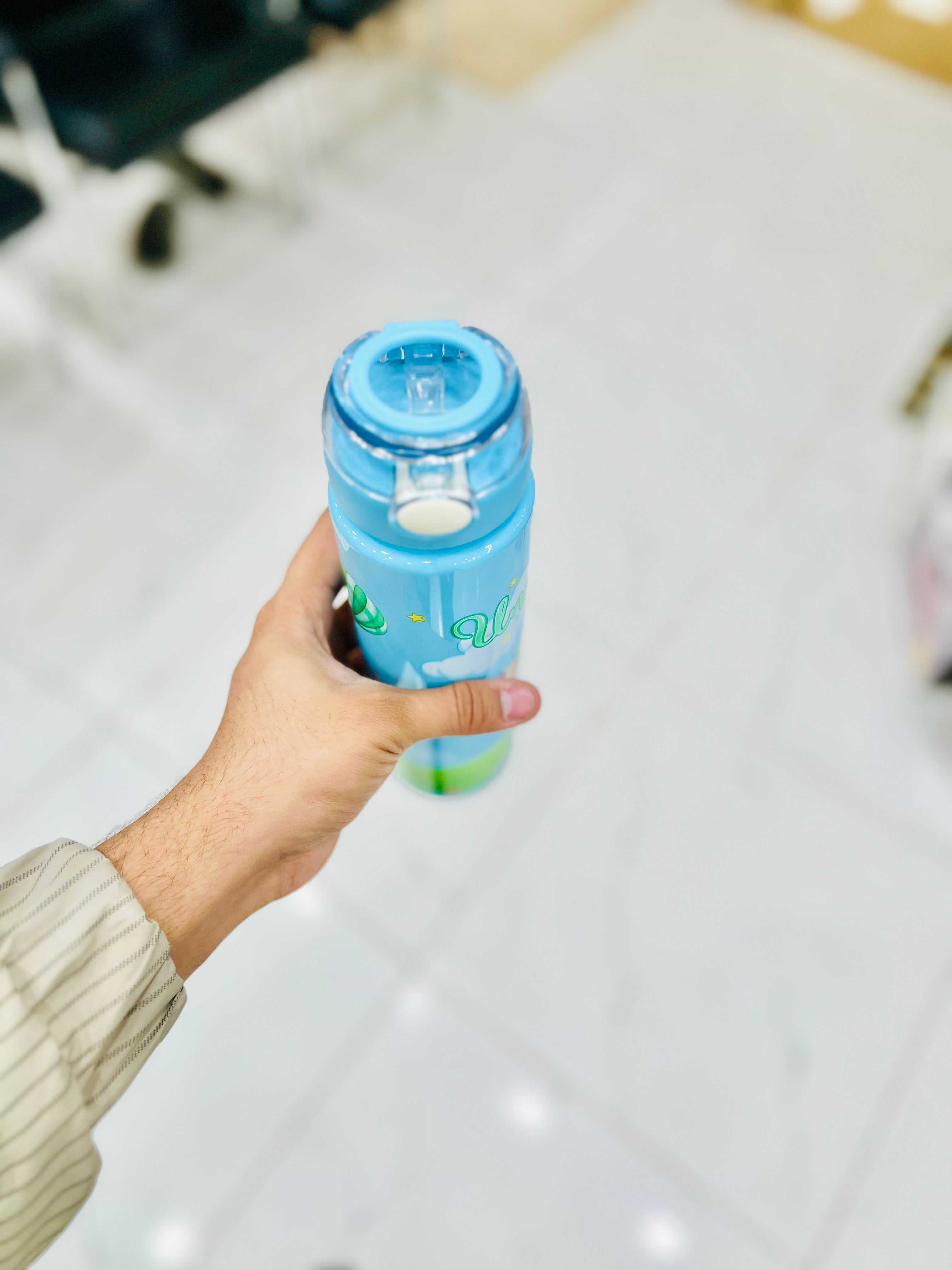 “UNICORN” Kids Water Bottle ( Blue )