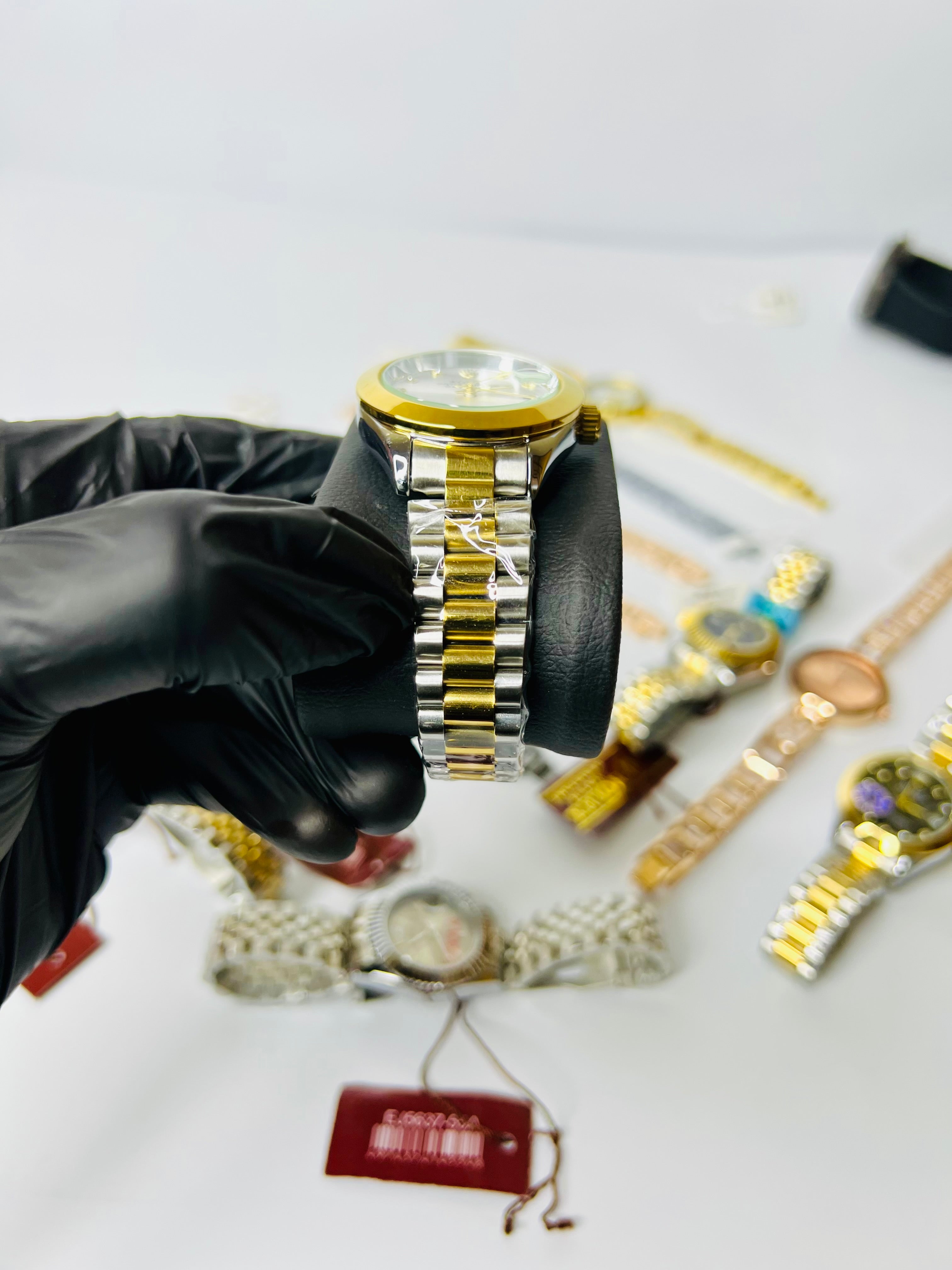 Rolex Two Tone With White Dial