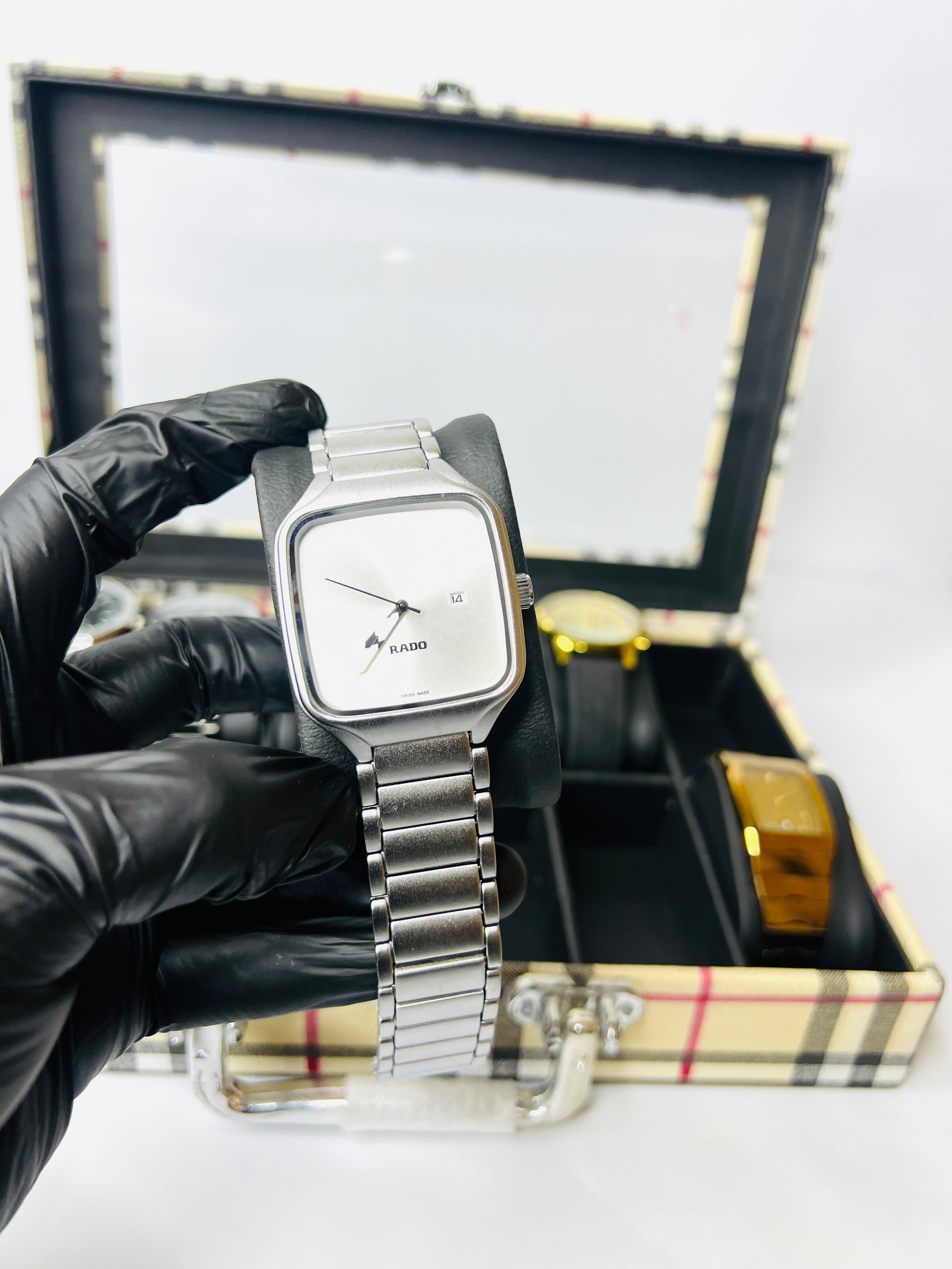 Rado True Square Silver Dial