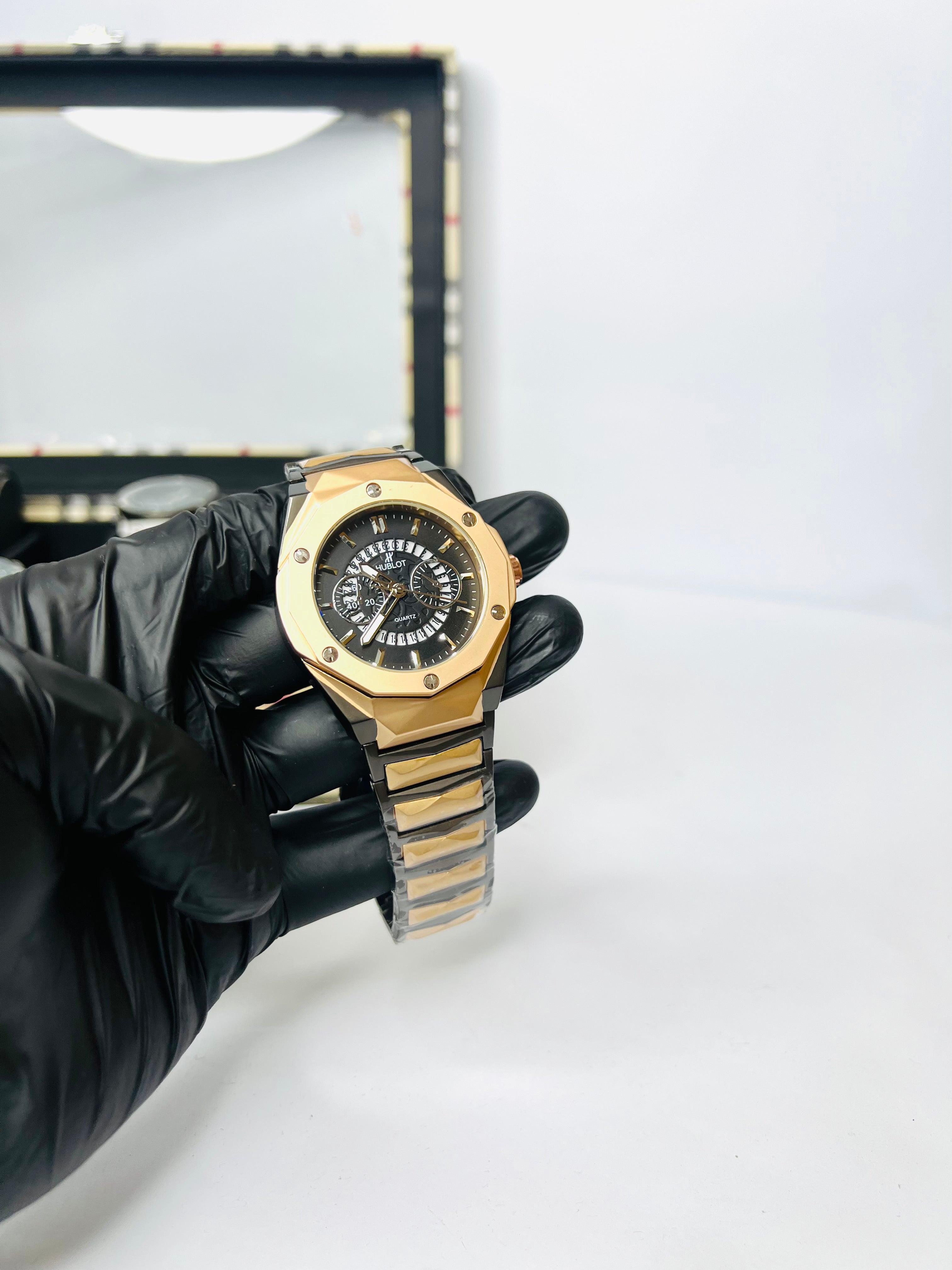Hublot Two Tone With Black Dial