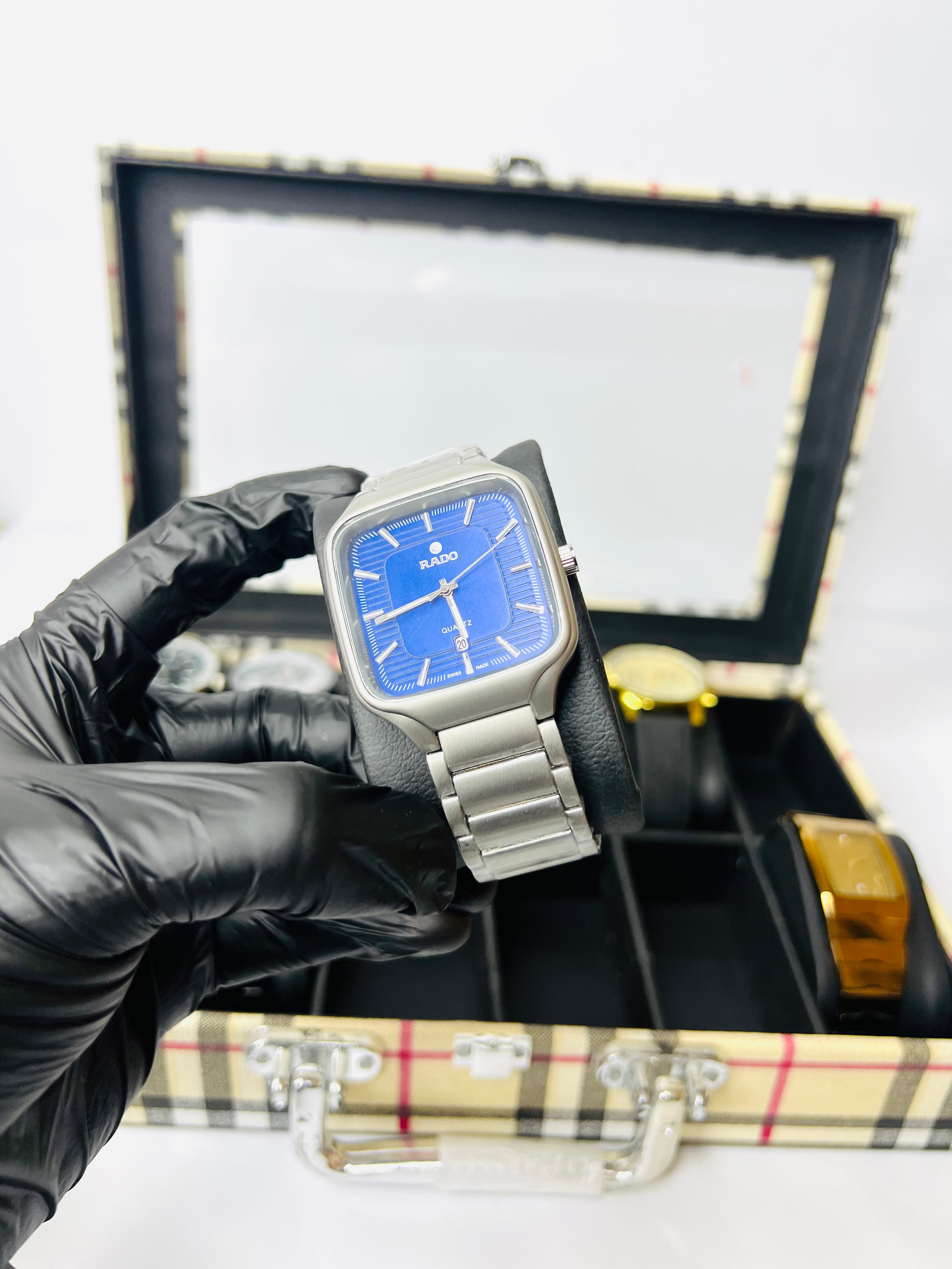 Rado True Square Blue Dial