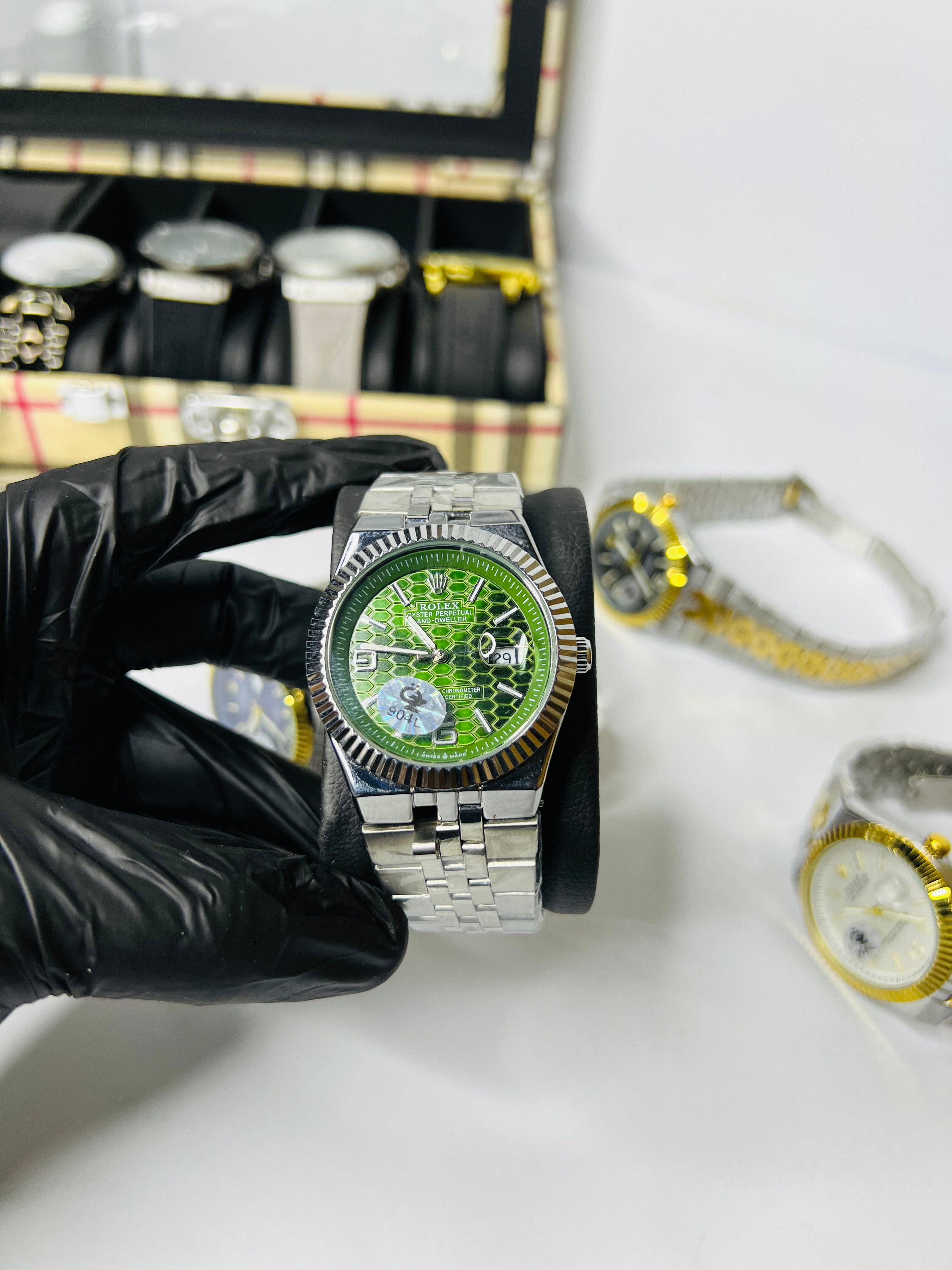 Rolex Oyster Land Dweller Green Dial