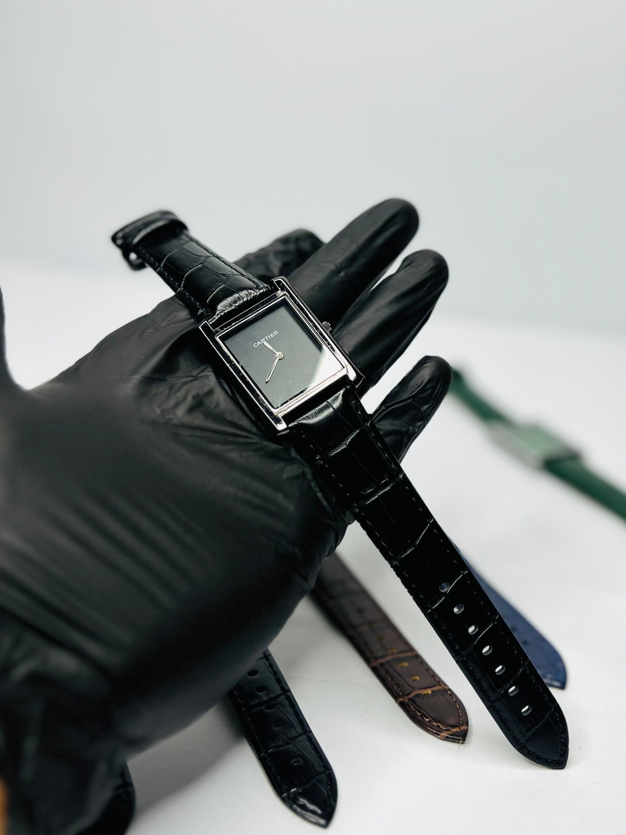 Cartier Tank Lacquered Black Dial