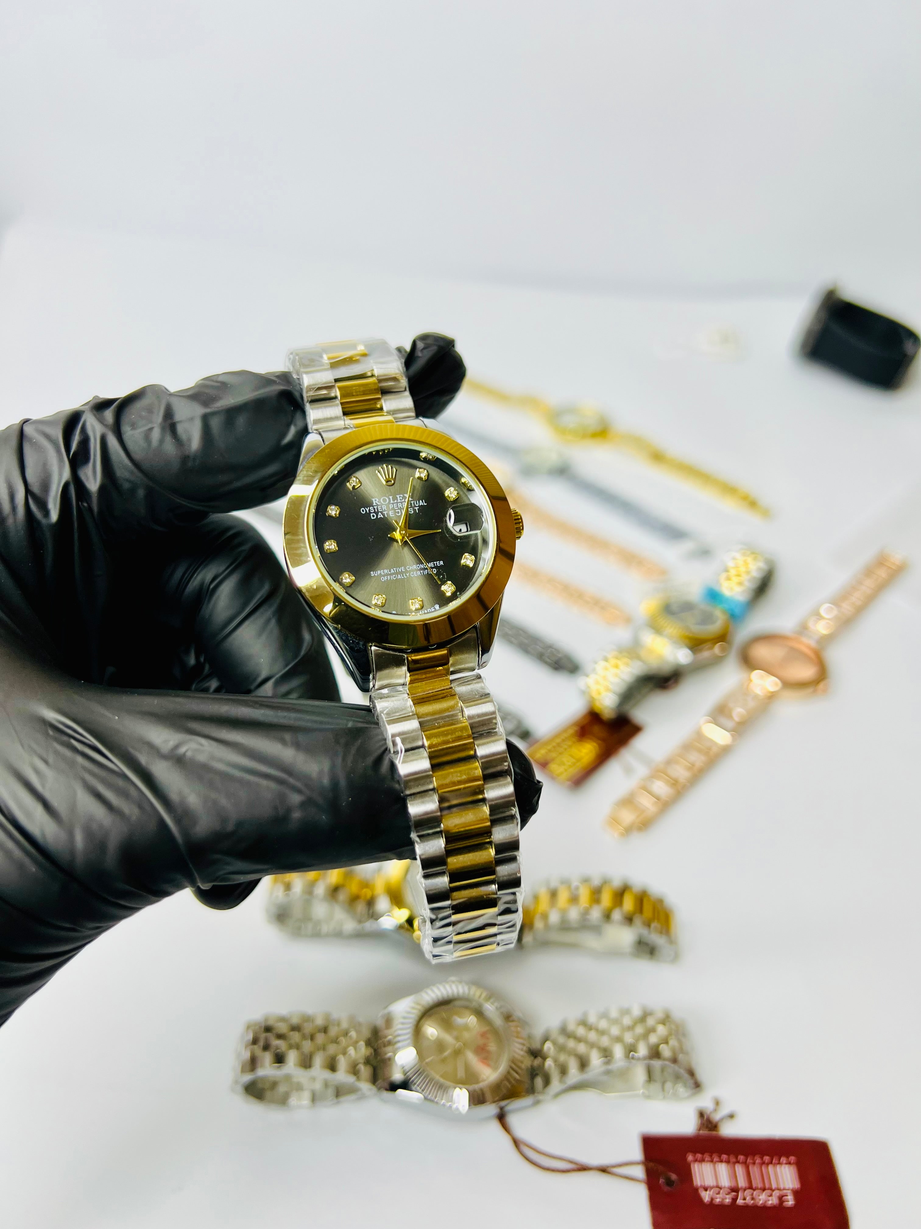 Rolex Two Tone With Olive Dial
