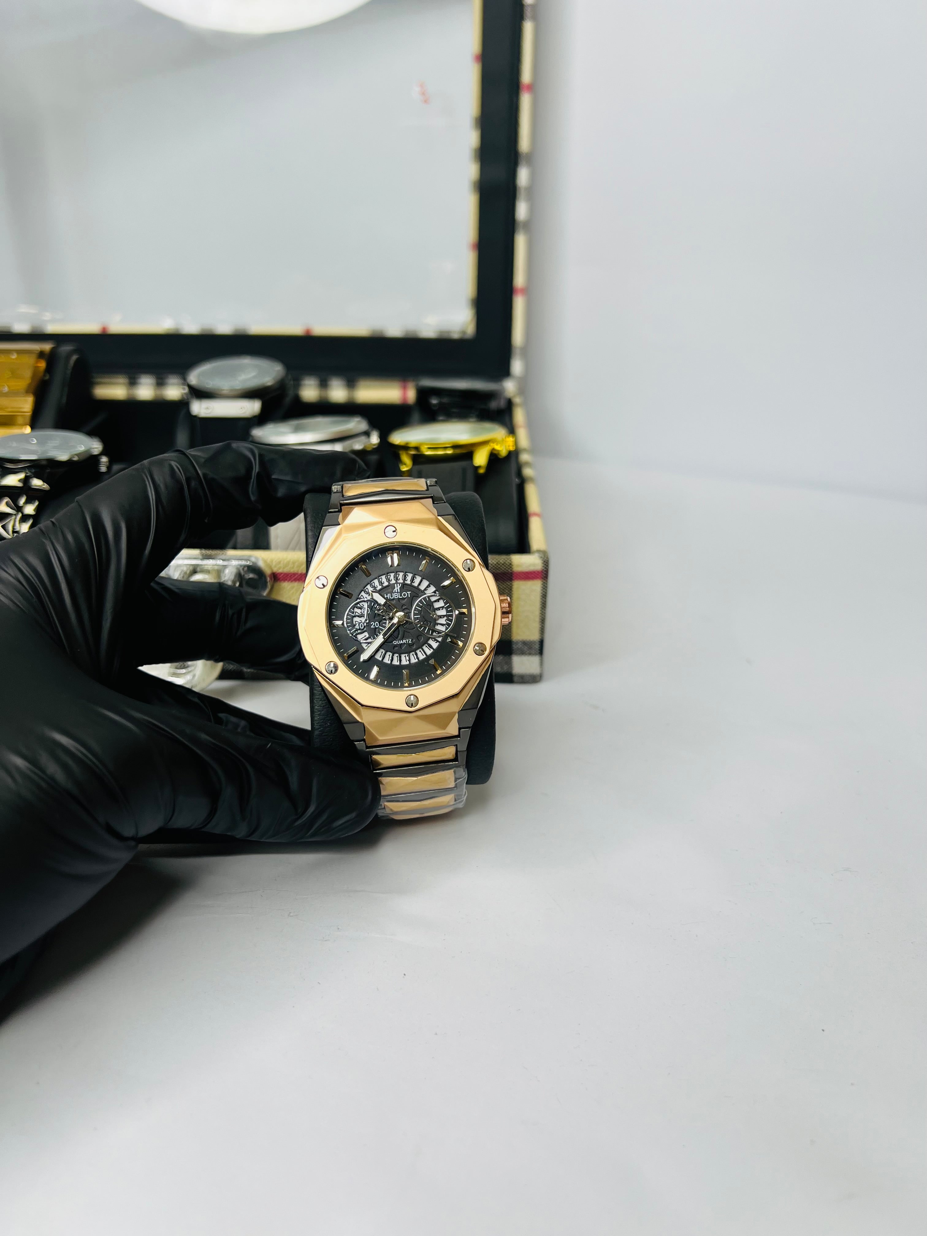 Hublot Two Tone With Black Dial