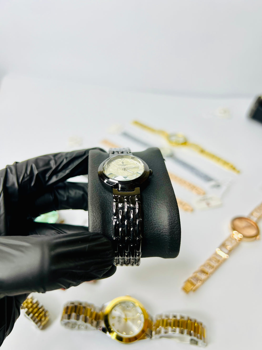 Black Crystal Time Quartz